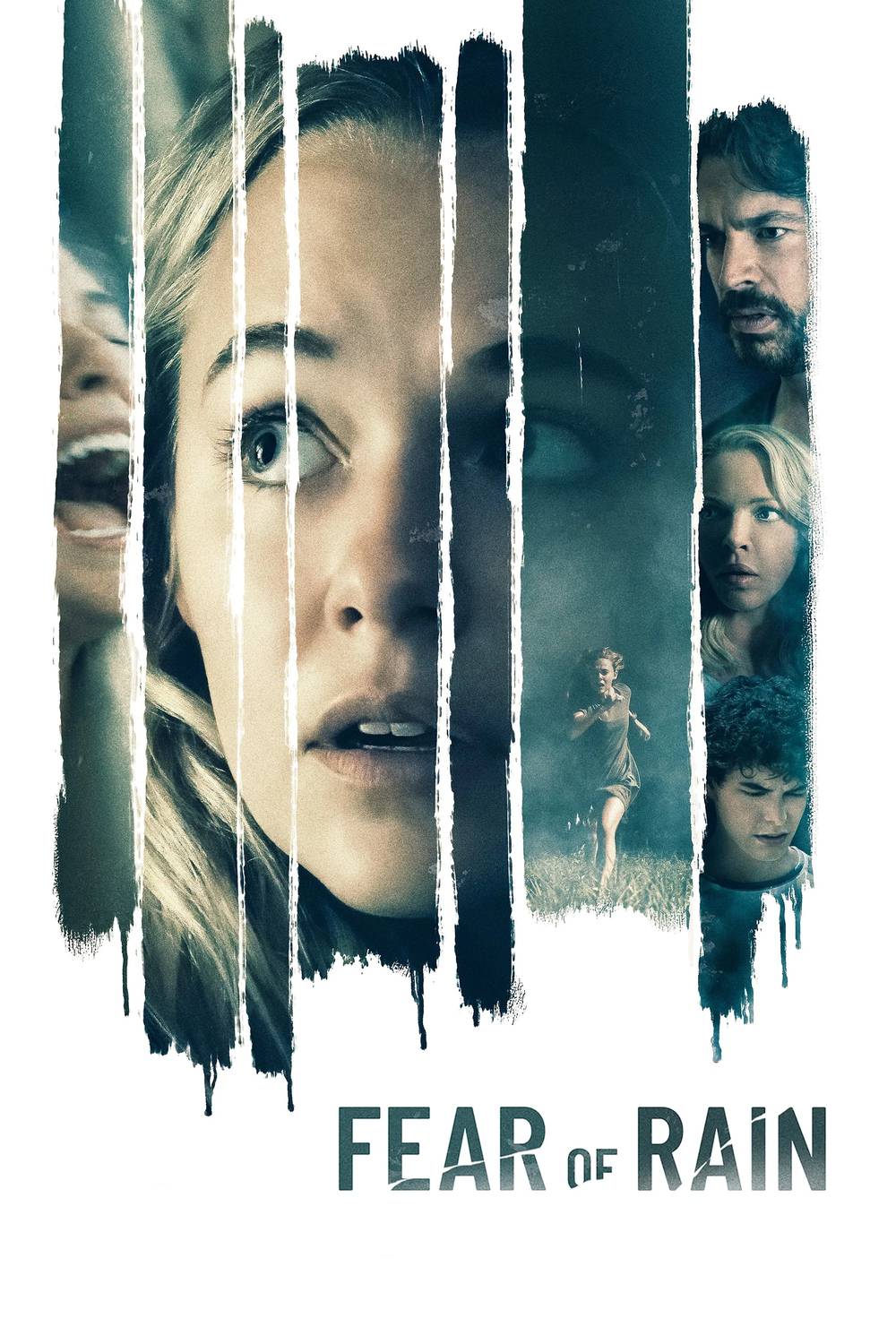 Poster chính thức của phim Phim Giật Gân, Phim Kinh Dị "Fear of Rain" (Fear of Rain - 2021), với sự tham gia của diễn viên Madison Iseman và Israel Broussard.
