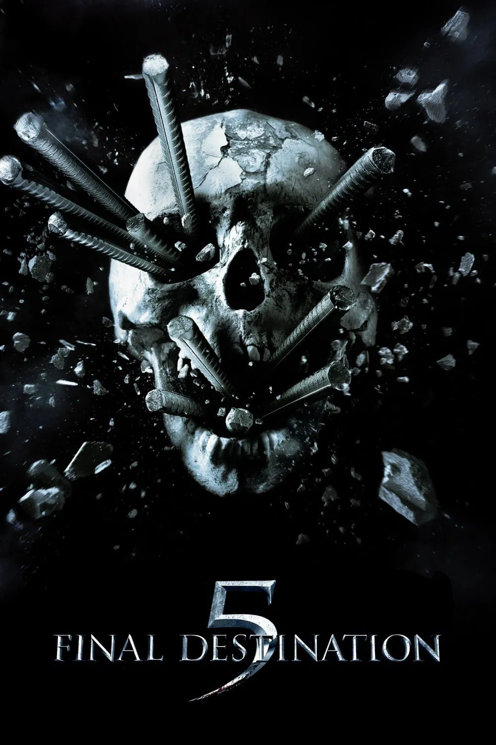 Poster chính thức của phim Phim Kinh Dị, Phim Bí Ẩn "Final Destination 5" (Final Destination 5 - 2011), với sự tham gia của diễn viên Nicholas D'Agosto và Emma Bell.
