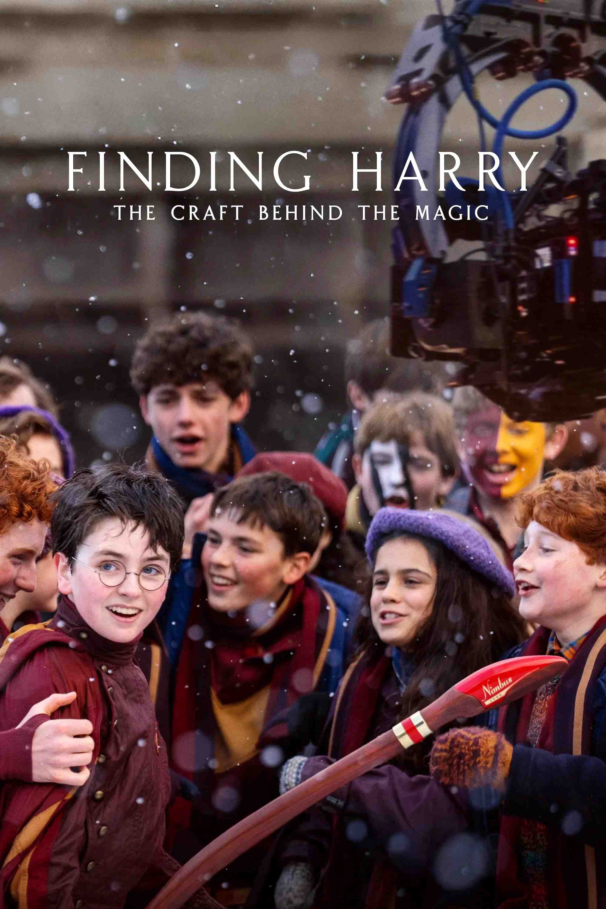 Poster chính thức của phim Phim Tài Liệu "Finding Harry: The Craft Behind the Magic" (Finding Harry: The Craft Behind the Magic - 2026), với sự tham gia của diễn viên Nick Frost và Dominic McLaughlin.
