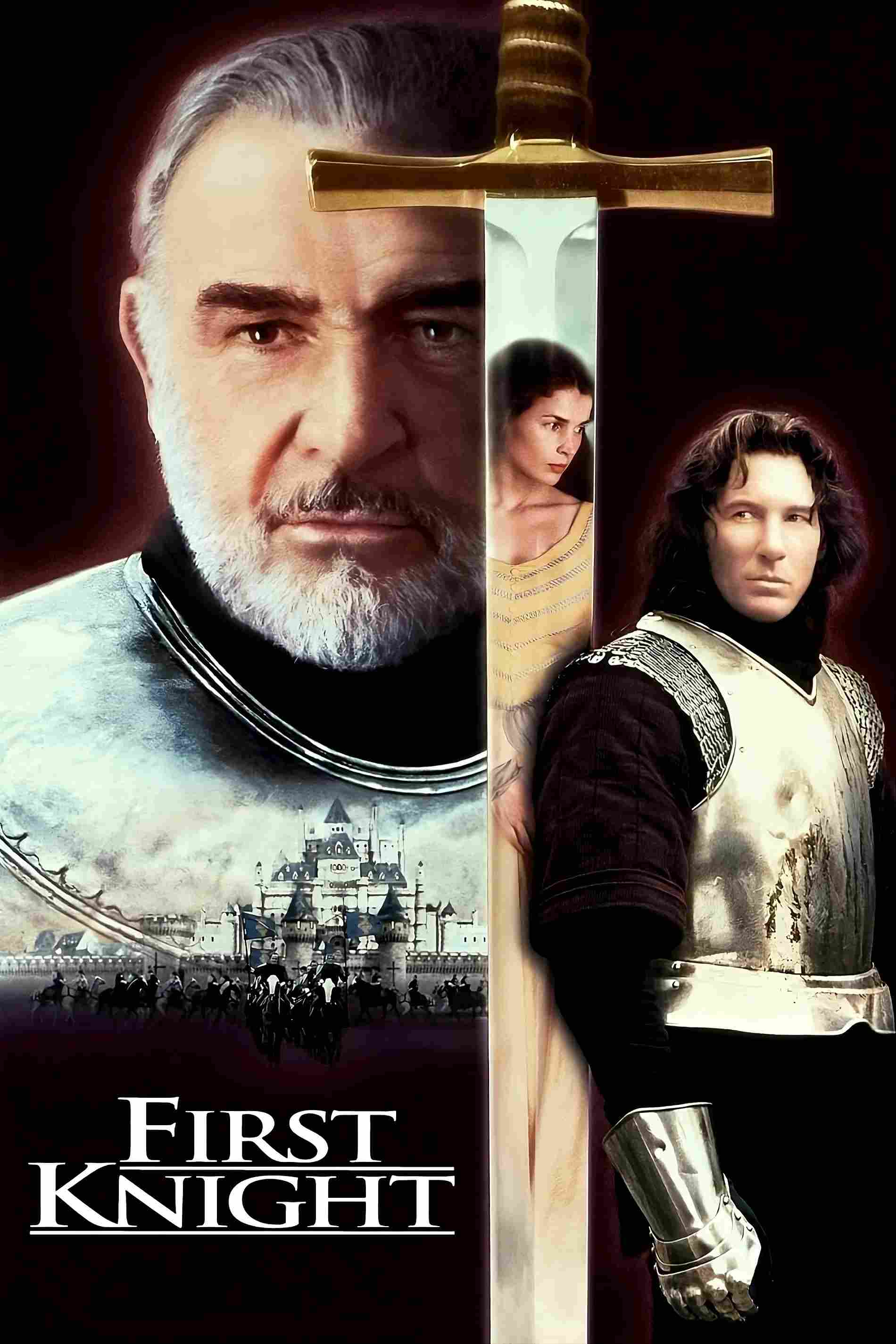Poster chính thức của phim Phim Hành Động, Phim Phiêu Lưu "First Knight" (First Knight - 1995), với sự tham gia của diễn viên Sean Connery và Richard Gere.