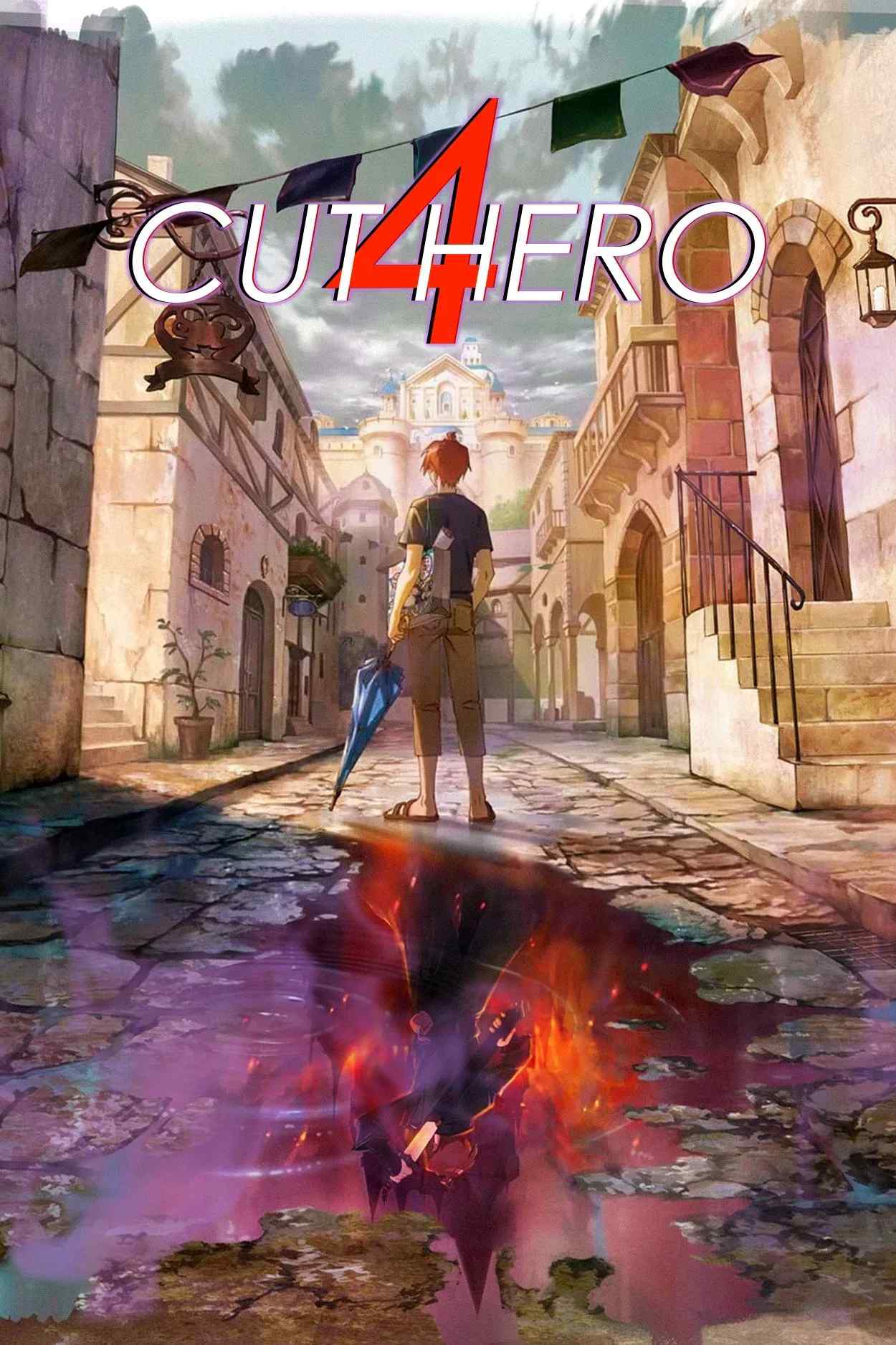 Poster chính thức của phim Phim Hoạt Hình, Phim Hài "Four-Panel Heroes" (4 CUT HERO - 2023), với sự tham gia của diễn viên Wang Zhen và Ma Haifeng.