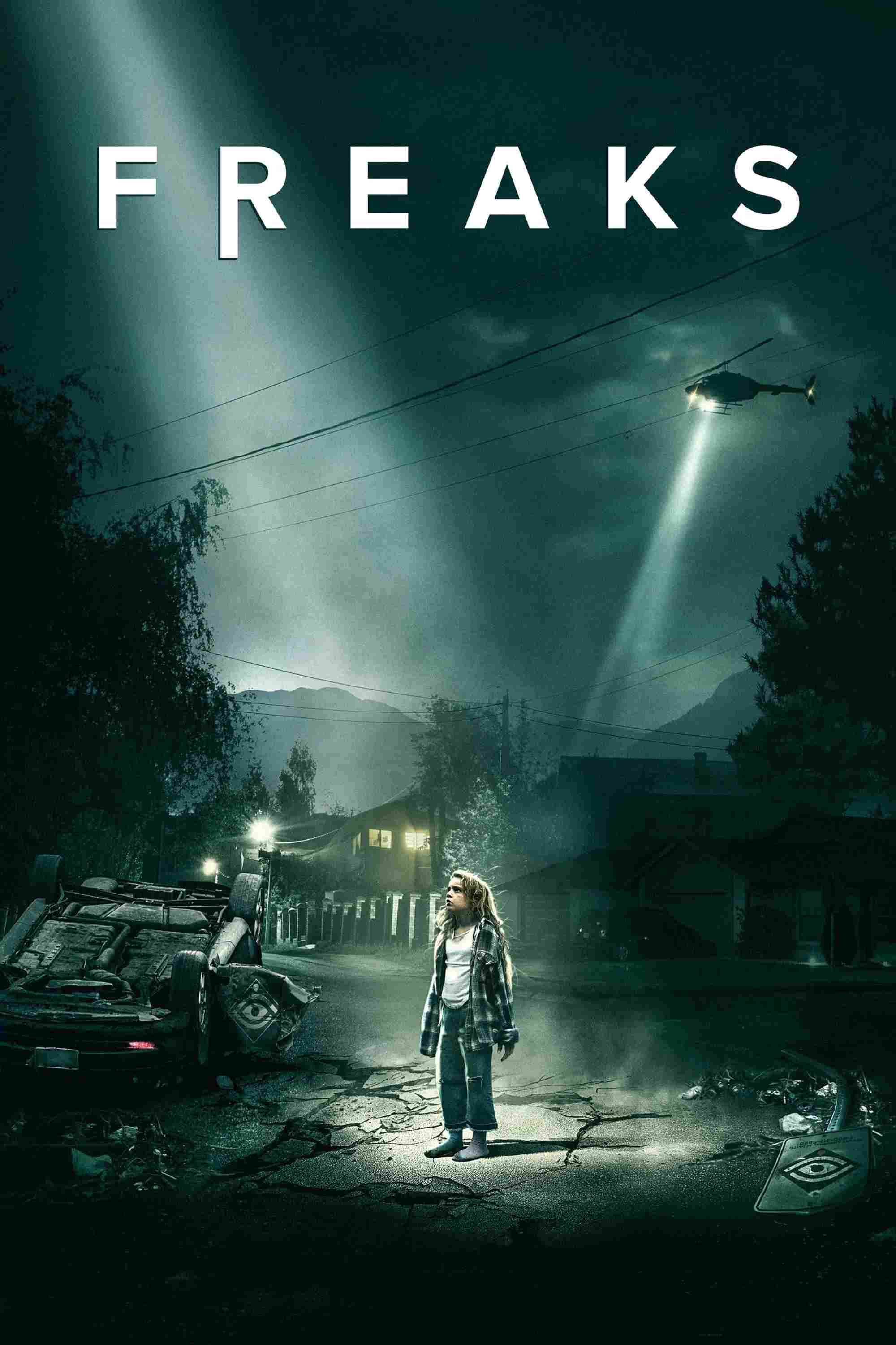Poster chính thức của phim Phim Viễn Tưởng, Phim Giật Gân "Freaks" (Freaks - 2019), với sự tham gia của diễn viên Emile Hirsch và Bruce Dern.