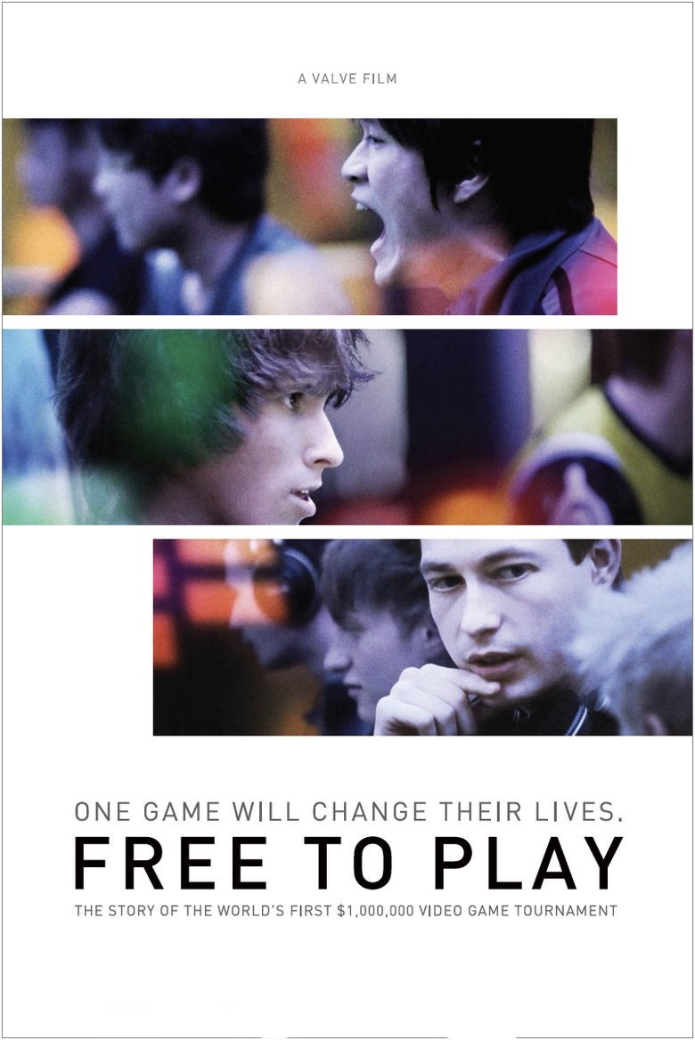 Poster chính thức của phim Phim Tài Liệu "Free to Play" (Free to Play - 2014), với sự tham gia của diễn viên Benedict Lim và Danil Ishutin.