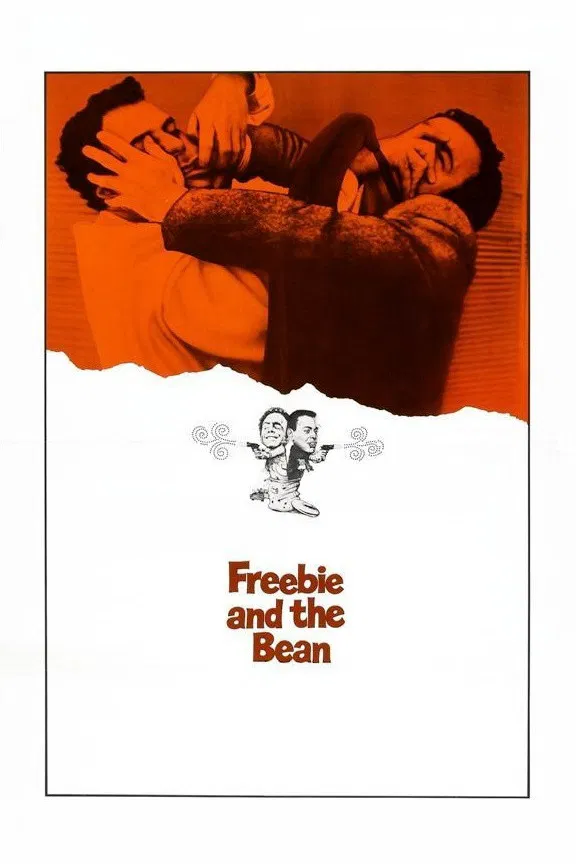 Poster chính thức của phim Phim Hành Động, Phim Hài "Freebie và hạt đậu" (Freebie and the Bean - 1974), với sự tham gia của diễn viên Alan Arkin và James Caan.