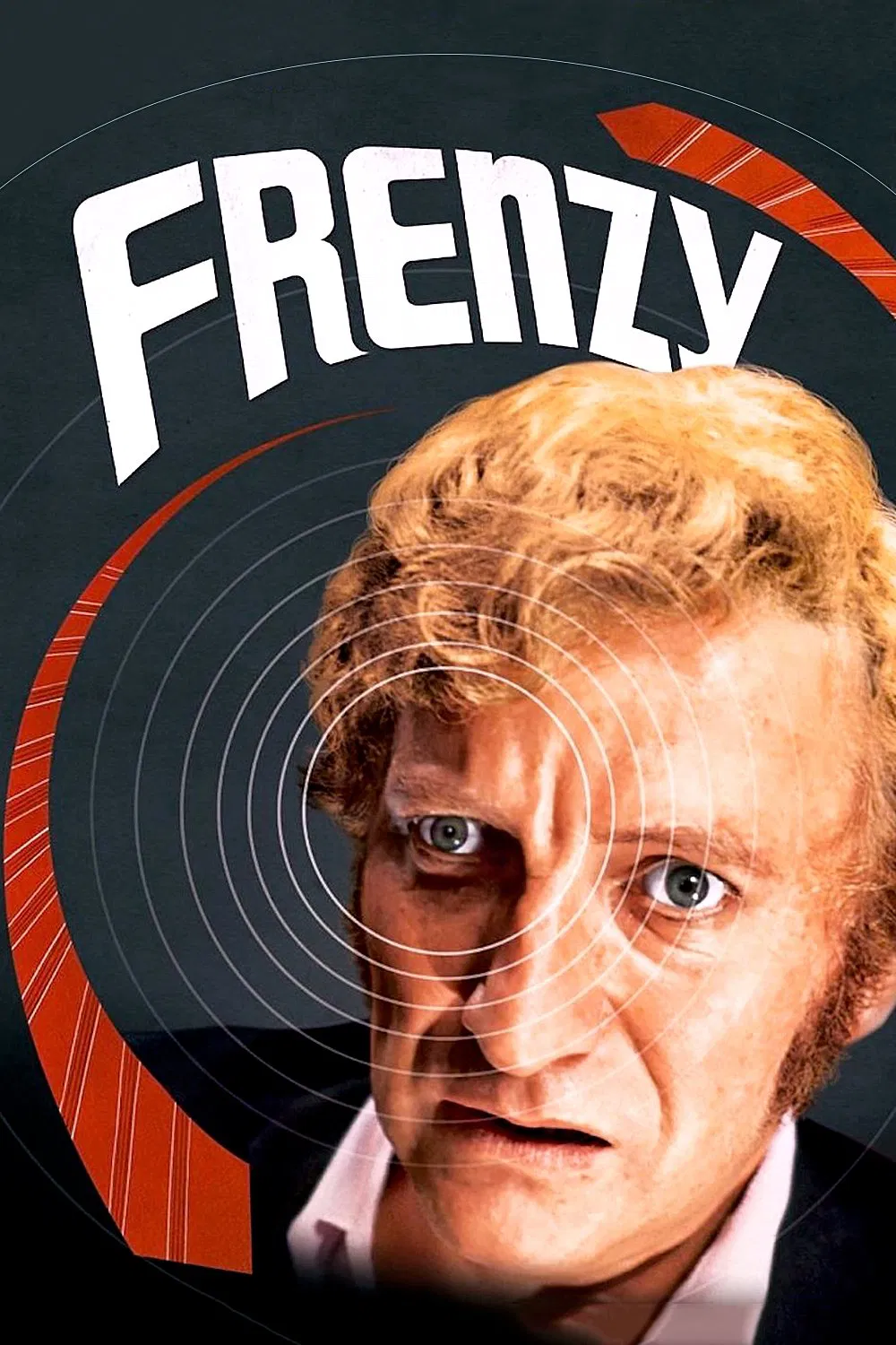 Poster chính thức của phim Phim Hình Sự, Phim Giật Gân "Frenzy" (Frenzy - 1972), với sự tham gia của diễn viên Jon Finch và Barry Foster.