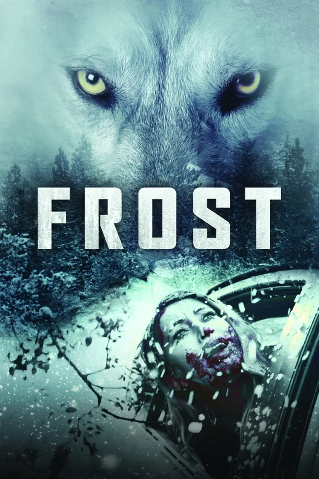 Poster chính thức của phim Phim Kinh Dị, Phim Giật Gân "Frost" (Frost - 2022), với sự tham gia của diễn viên Vernon Wells và Devanny Pinn.