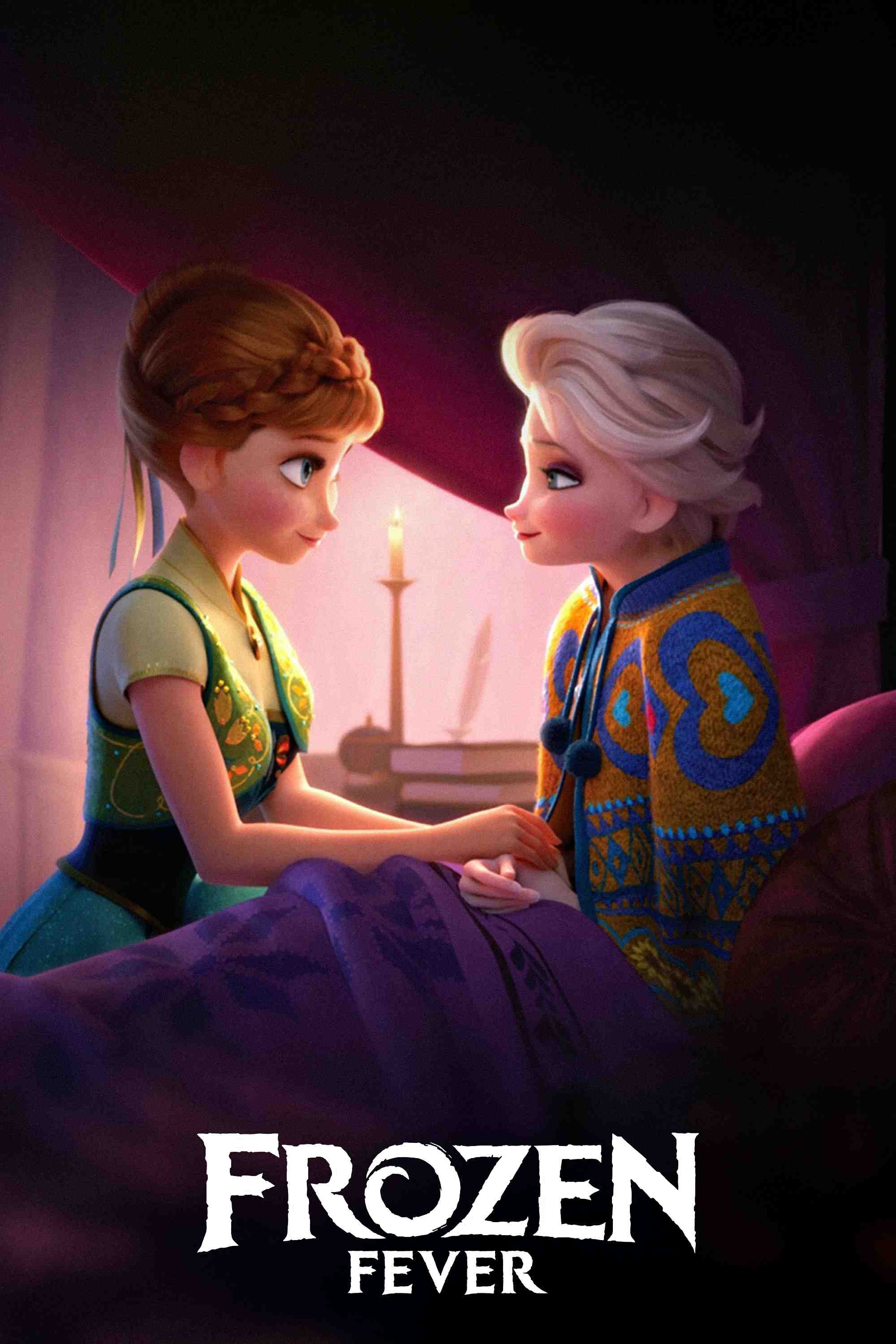 Poster chính thức của phim Phim Hoạt Hình, Phim Gia Đình "Frozen Fever" (Frozen Fever - 2015), với sự tham gia của diễn viên Kristen Bell và Idina Menzel.