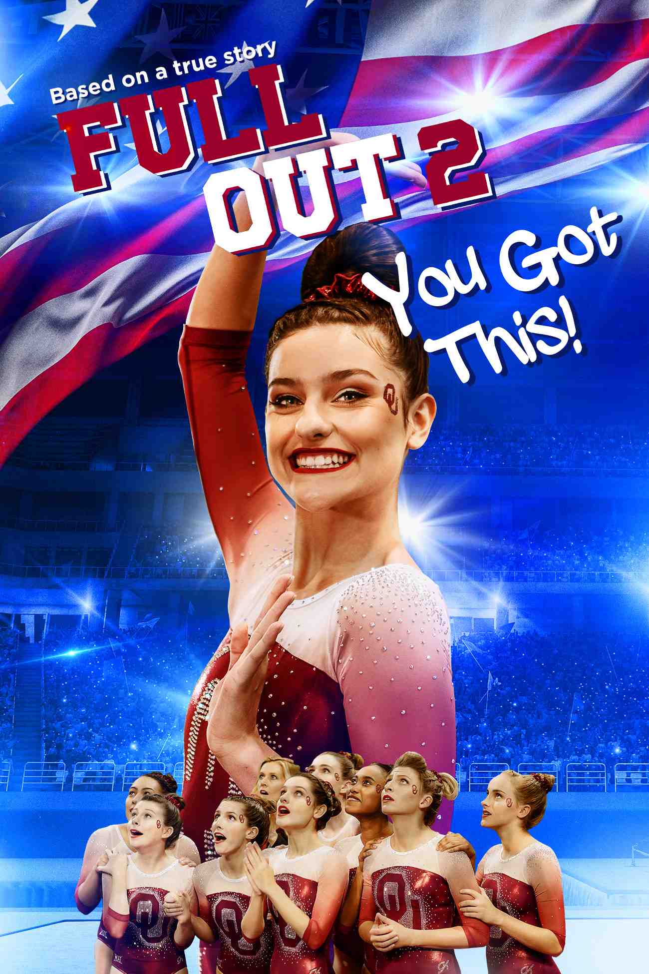 Poster chính thức của phim Phim Gia Đình, Phim Truyền Hình "Full Out 2: You Got This!" (Full Out 2: You Got This! - 2020), với sự tham gia của diễn viên Sydney Cope và Braedyn Bruner.