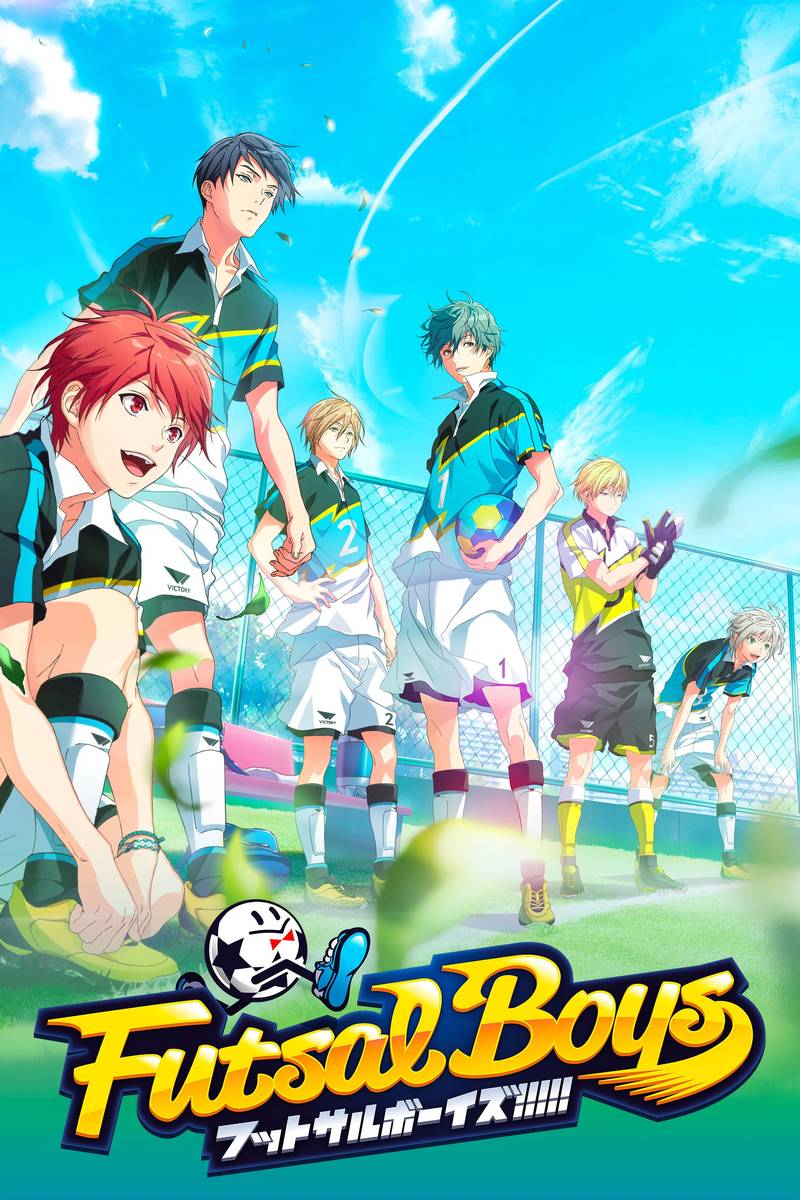 Poster chính thức của phim Phim Hoạt Hình "Futsal Boys!!!!!" (Futsal Boys!!!!! - 2022), với sự tham gia của diễn viên Ryota Takara và Shuto Ishimori.