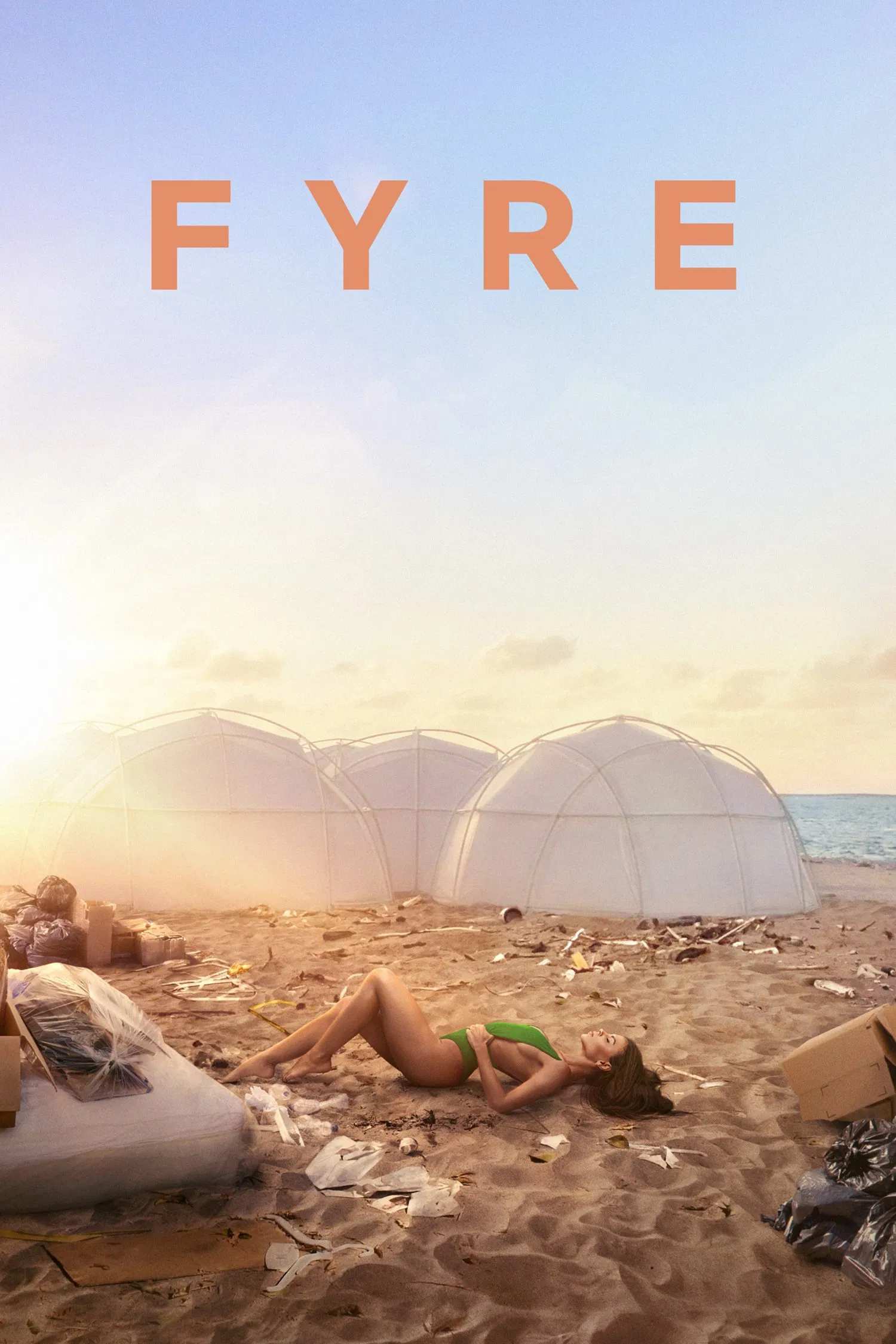 Poster chính thức của phim Phim Tài Liệu "FYRE: Bữa Tiệc Đáng Thất Vọng" (Fyre - 2019), với sự tham gia của diễn viên Ja Rule và Jillionaire.