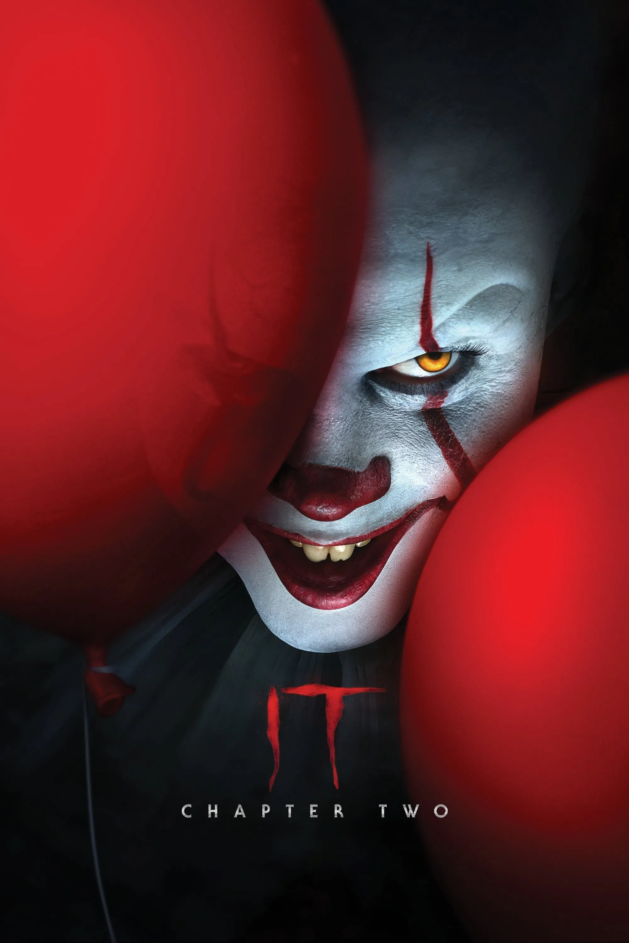 Poster chính thức của phim Phim Kinh Dị, Phim Giật Gân "Gã Hề Ma Quái 2" (It Chapter Two - 2019), với sự tham gia của diễn viên Bill Skarsgård và James McAvoy.