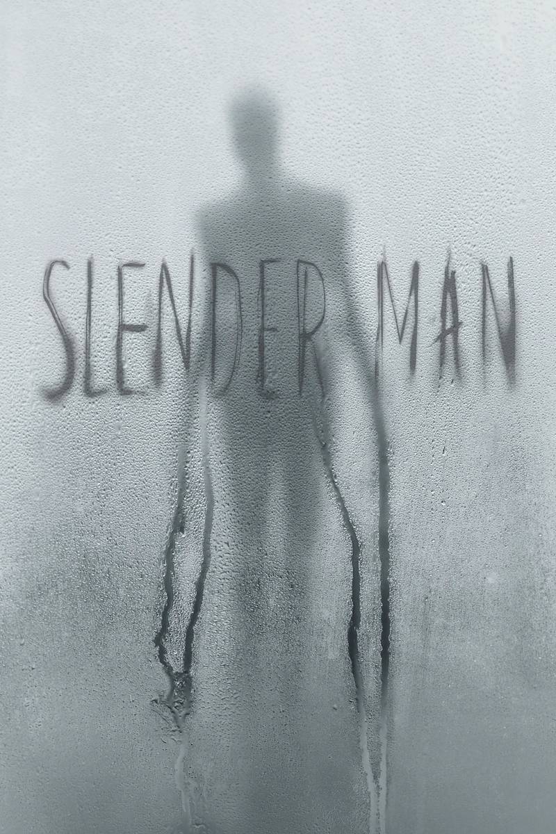 Poster chính thức của phim Phim Kinh Dị, Phim Bí Ẩn "Gã Không Mặt" (Slender Man - 2018), với sự tham gia của diễn viên Joey King và Julia Goldani Telles.
