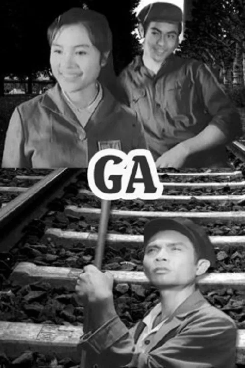 Poster chính thức của phim Phim Tâm Lý "Ga" (Station - 1970), với sự tham gia của diễn viên Tân Hưng và Huy Công.