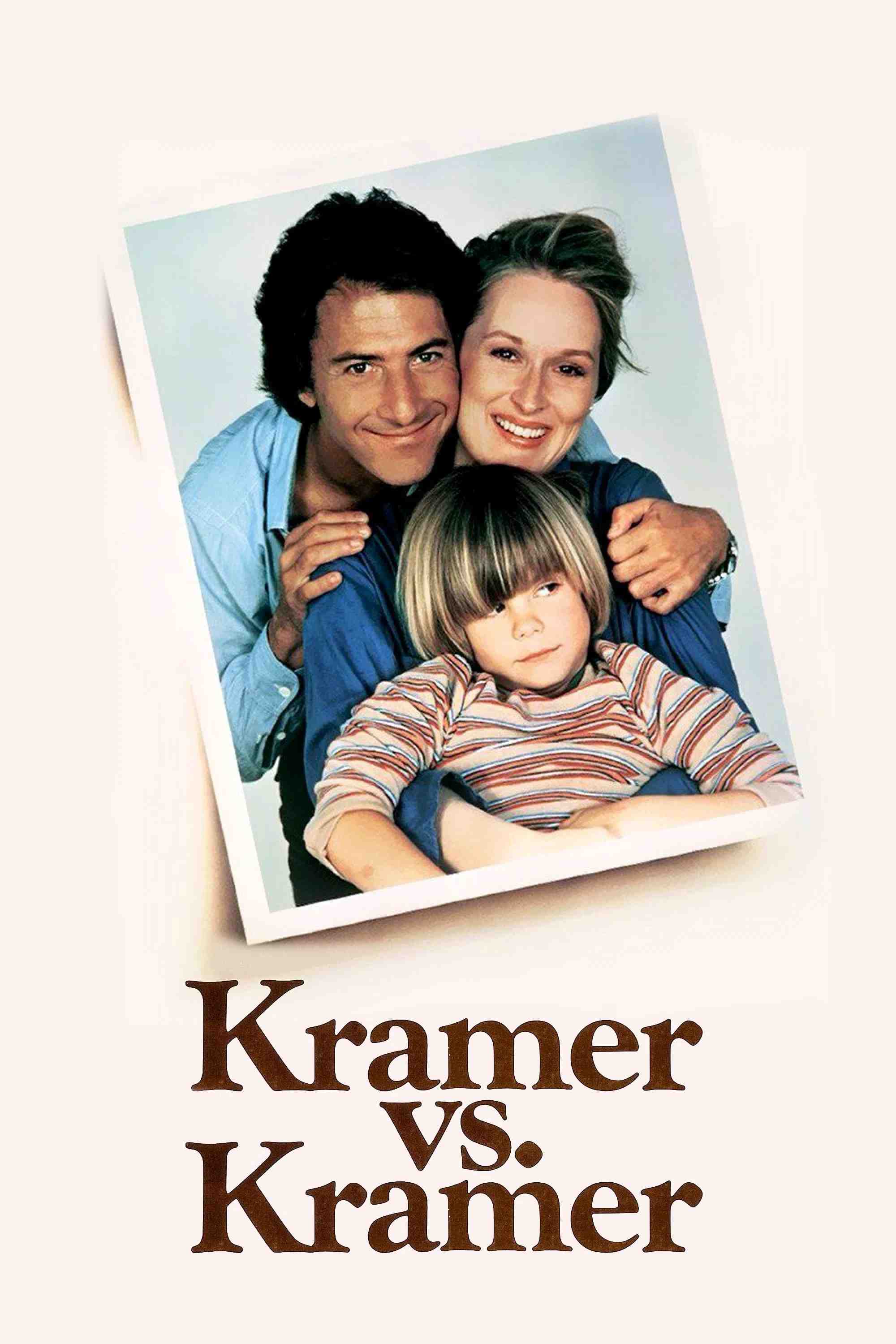 Poster chính thức của phim Phim Tâm Lý "Gà Trống Nuôi Con" (Kramer vs. Kramer - 1979), với sự tham gia của diễn viên Dustin Hoffman và Meryl Streep.