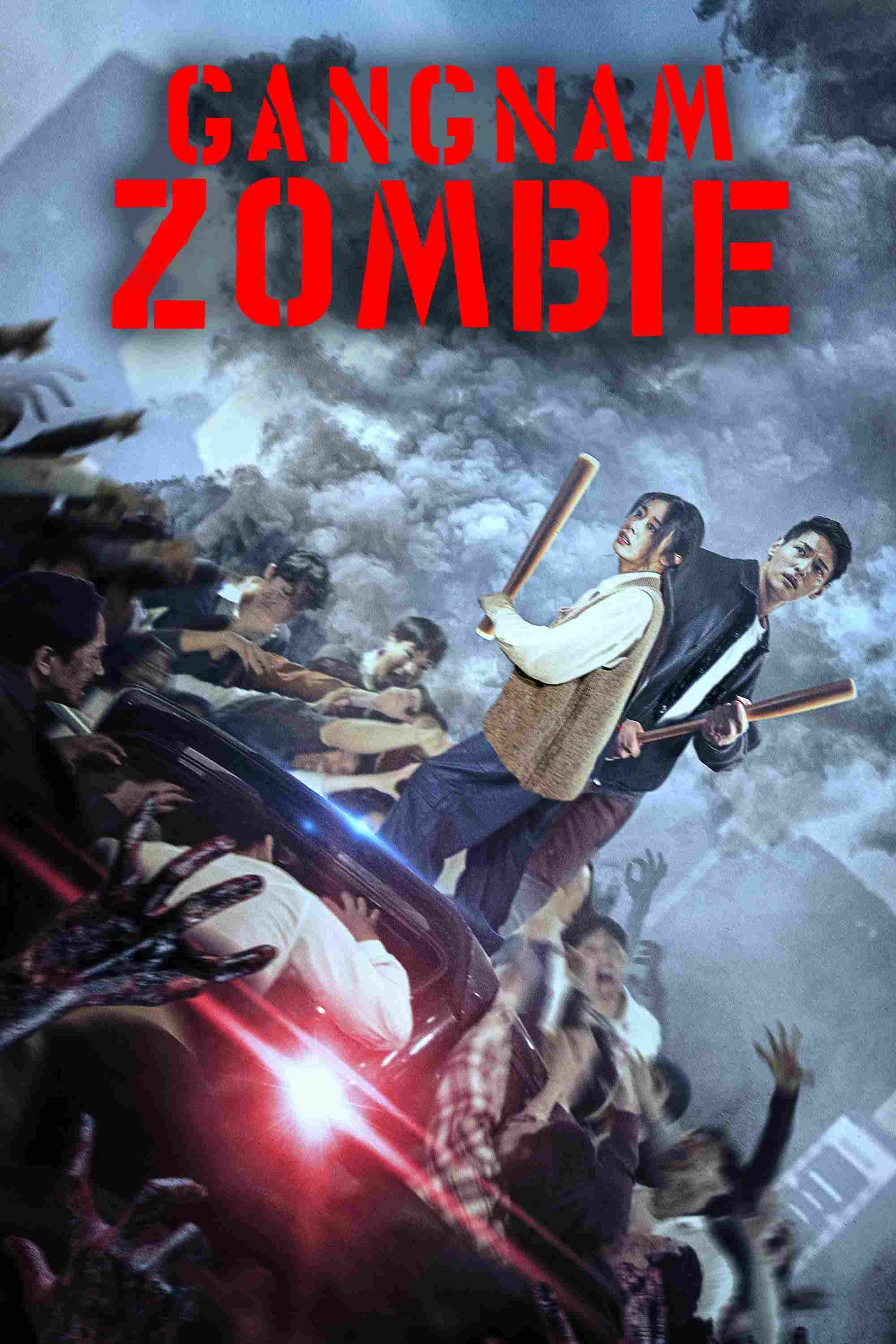 Poster chính thức của phim Phim Kinh Dị, Phim Tâm Lý "Gangnam Thất Thủ" (Gangnam Zombie - 2023), với sự tham gia của diễn viên Ji Il-ju và Park Ji-yeon.