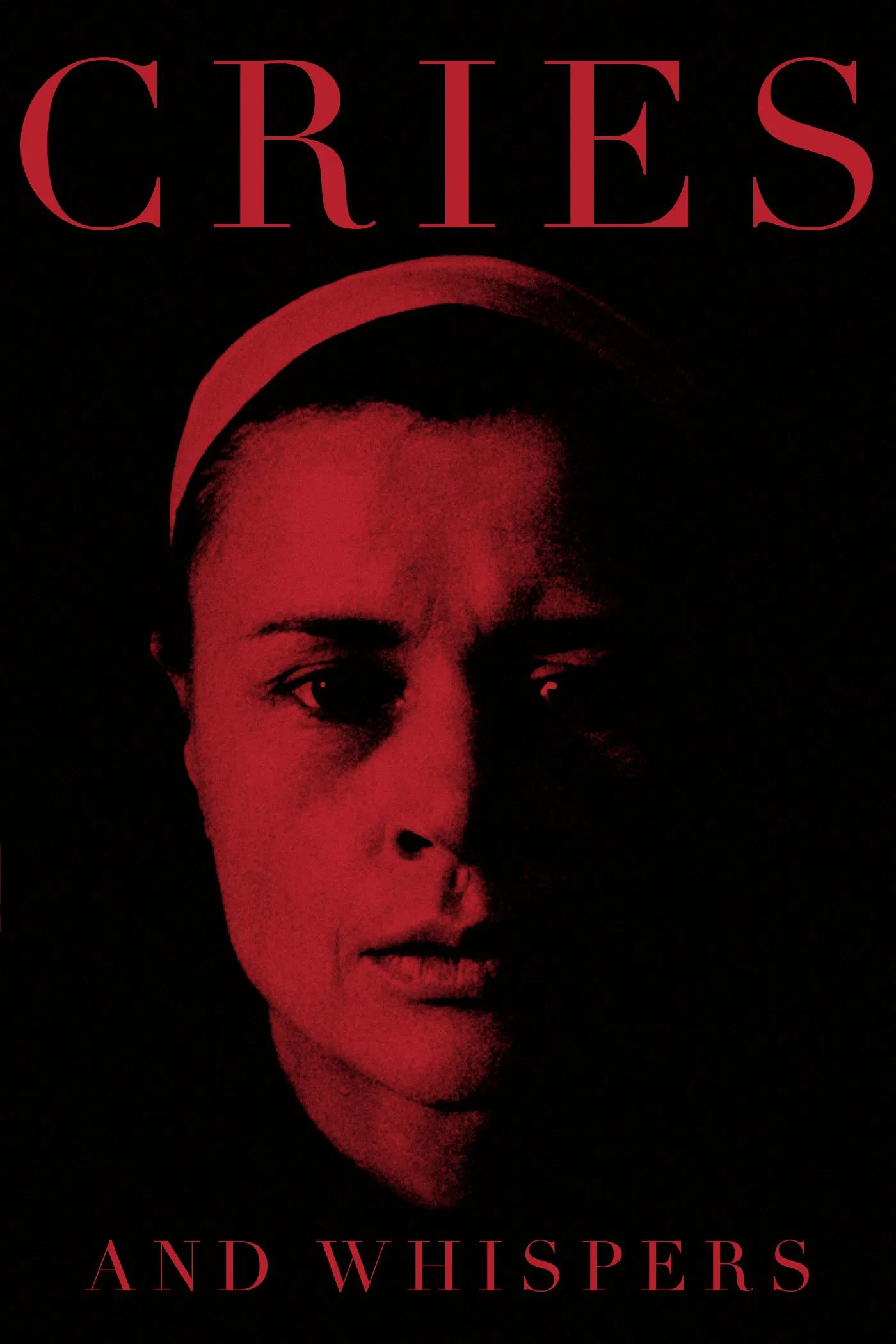 Poster chính thức của phim Phim Tâm Lý "Gào Thét Và Thì Thầm" (Cries and Whispers - 1972), với sự tham gia của diễn viên Liv Ullmann và Ingrid Thulin.