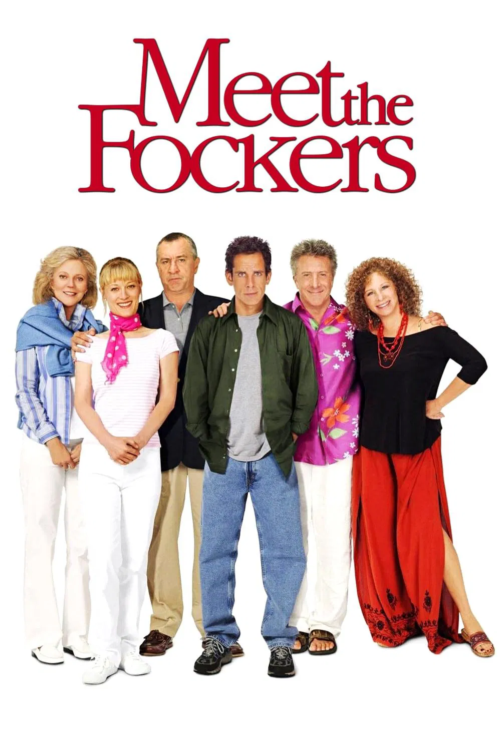 Poster chính thức của phim Phim Hài, Phim Tình Cảm "Gặp Gỡ Gia Đình Focker" (Meet the Fockers - 2004), với sự tham gia của diễn viên Ben Stiller và Robert De Niro.