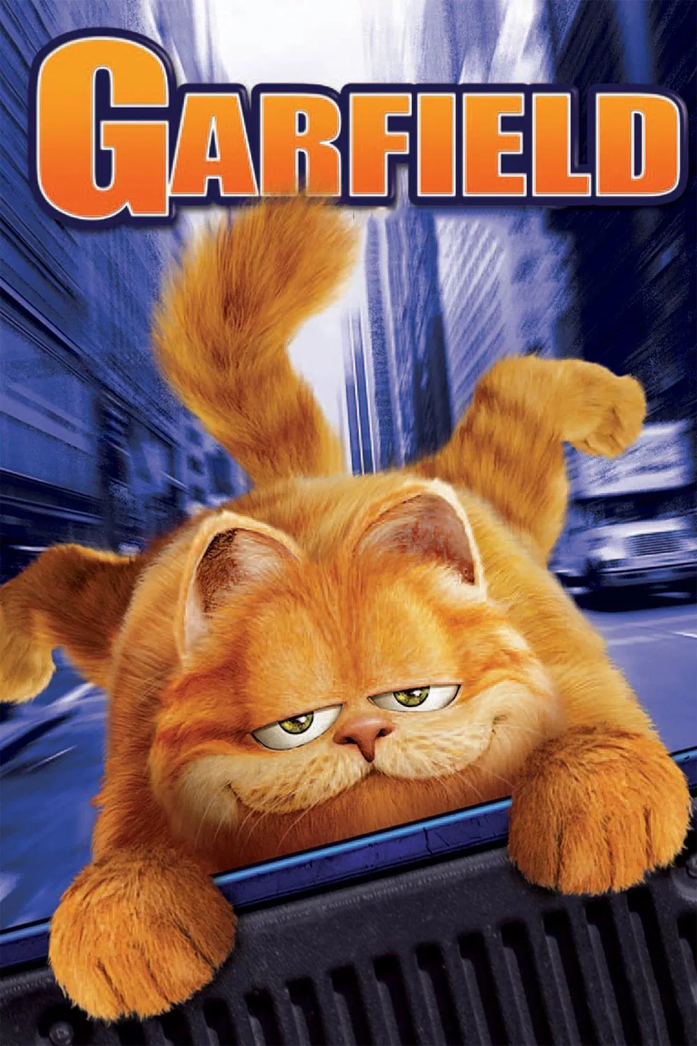 Poster chính thức của phim Phim Hài, Phim Gia Đình "Garfield" (Garfield - 2004), với sự tham gia của diễn viên Bill Murray và Breckin Meyer.