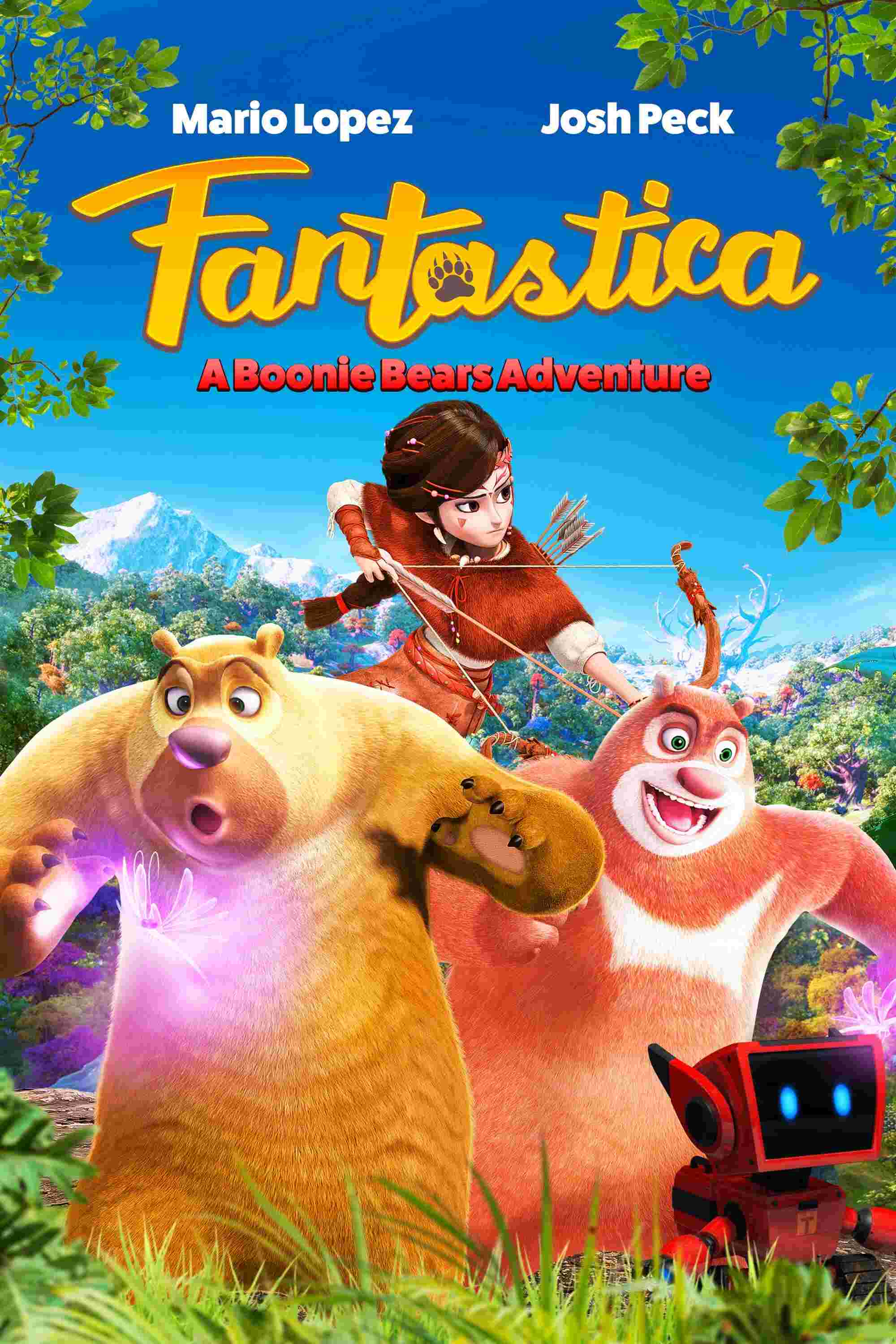 Poster chính thức của phim Phim Hoạt Hình, Phim Giả Tượng "Gấu Boonie: Chuyến Phiêu Lưu Đến Fantastica" (Fantastica: A Boonie Bears Adventure - 2017), với sự tham gia của diễn viên Tan Xiao và Ruke Zhang.