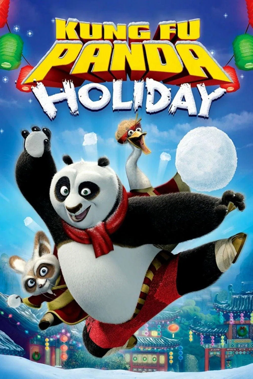 Poster chính thức của phim Phim Hoạt Hình, Phim Gia Đình "Gấu Trúc Kung Fu: Kỳ Nghỉ Lễ" (Kung Fu Panda Holiday - 2010), với sự tham gia của diễn viên Jack Black và Dustin Hoffman.