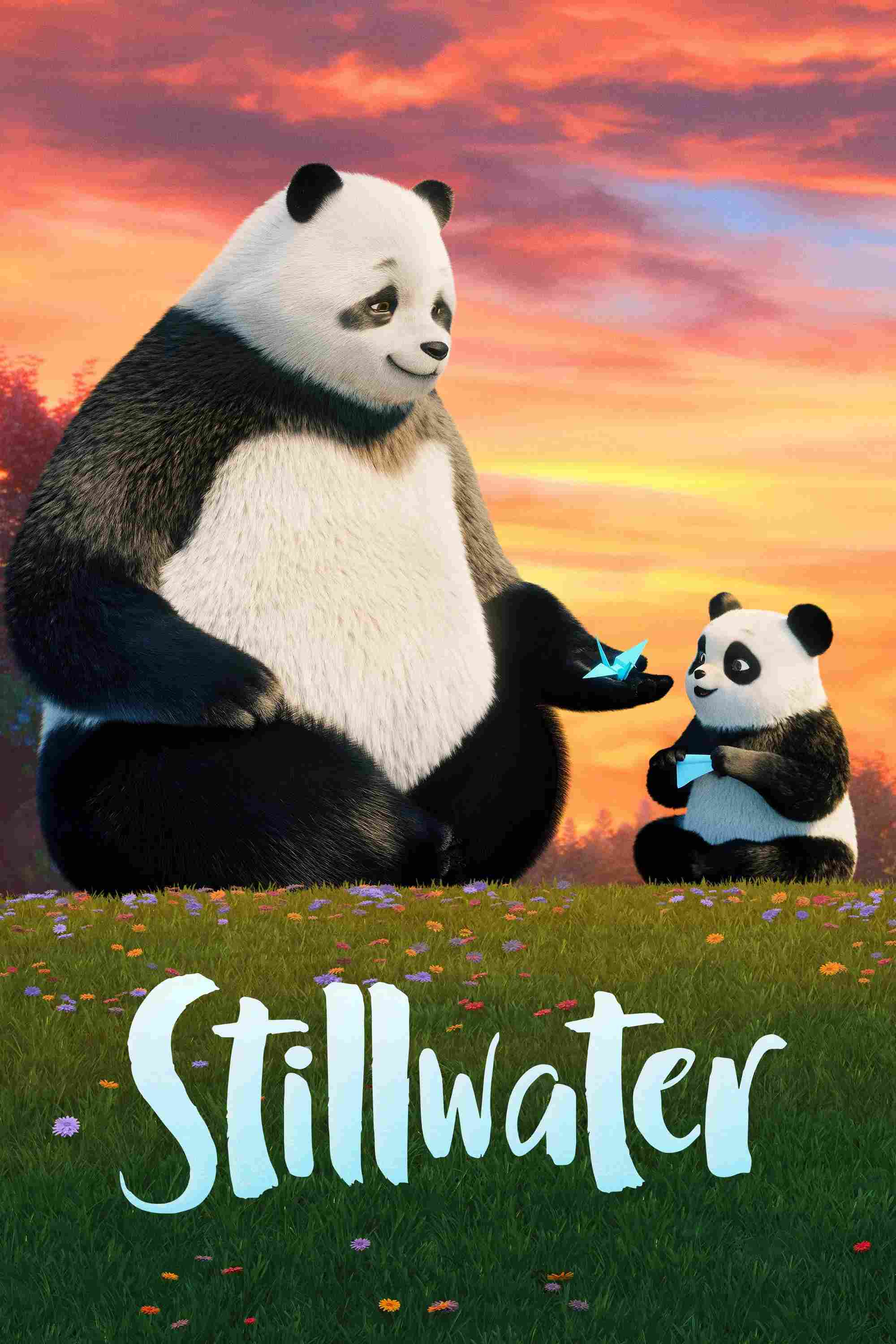 Poster chính thức của phim Phim Thiếu Nhi, Phim Hoạt Hình "Gấu Trúc Thông Thái (Phần 2)" (Stillwater - 2020), với sự tham gia của diễn viên James Sie và Eva Ariel Binder.