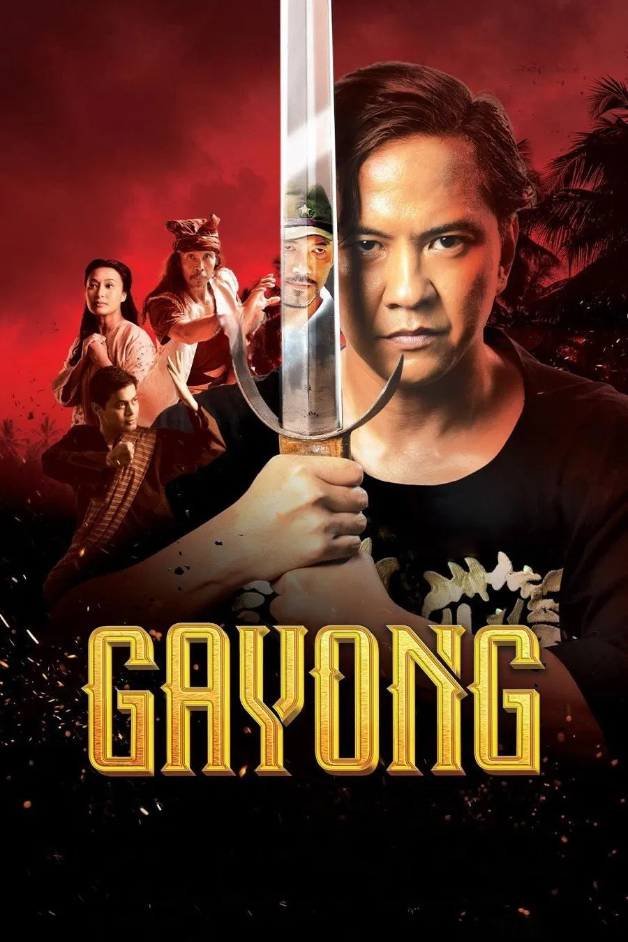 Poster chính thức của phim Phim Hành Động, Phim Tâm Lý "Gayong" (Gayong - 2025), với sự tham gia của diễn viên Beto Kusyairy và Nabila Huda.