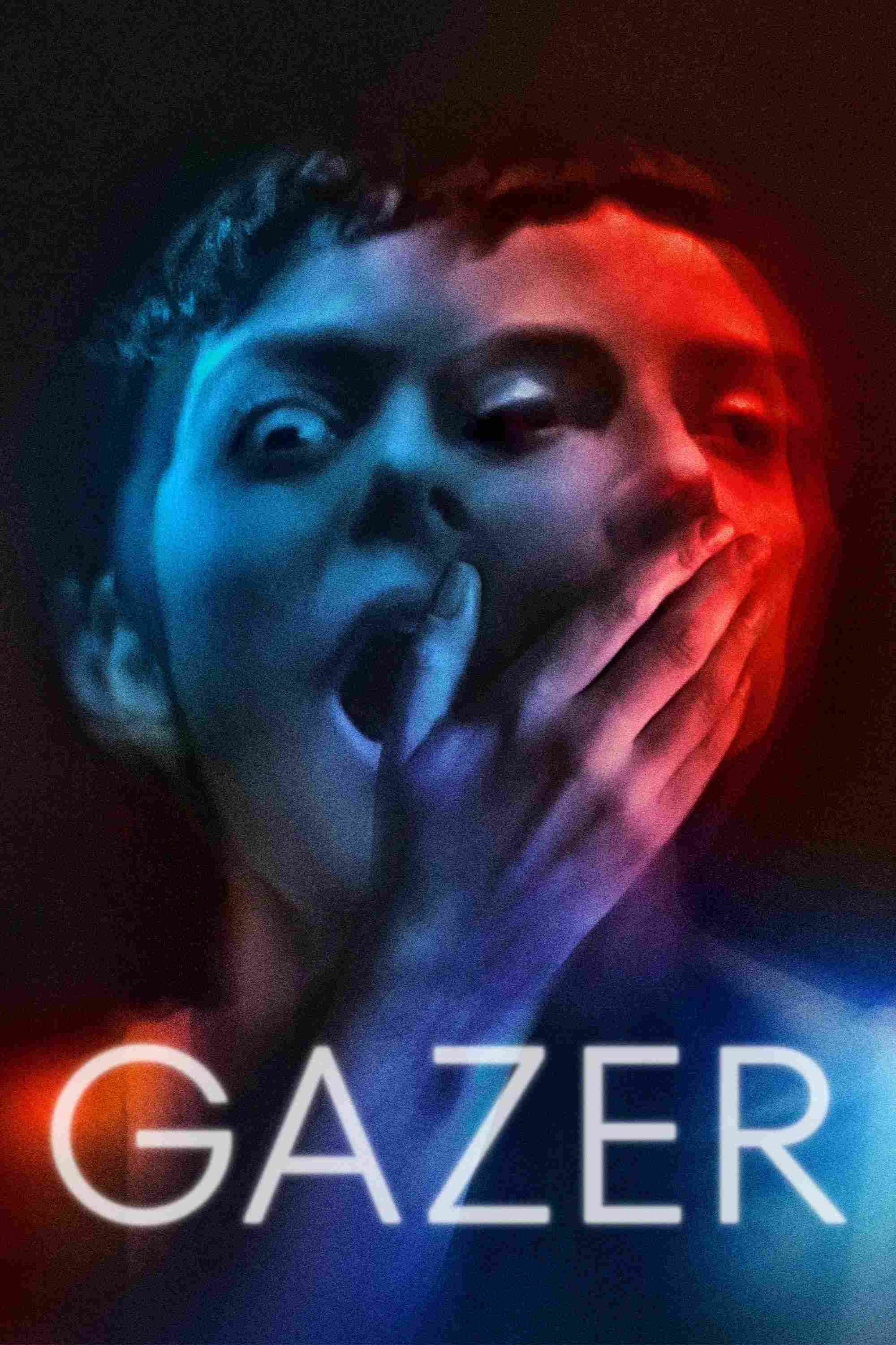 Poster chính thức của phim Phim Bí Ẩn, Phim Giật Gân "Cuộc Chơi Mạo Hiểm" (Gazer - 2025), với sự tham gia của diễn viên Ariella Mastroianni và Marcia DeBonis.