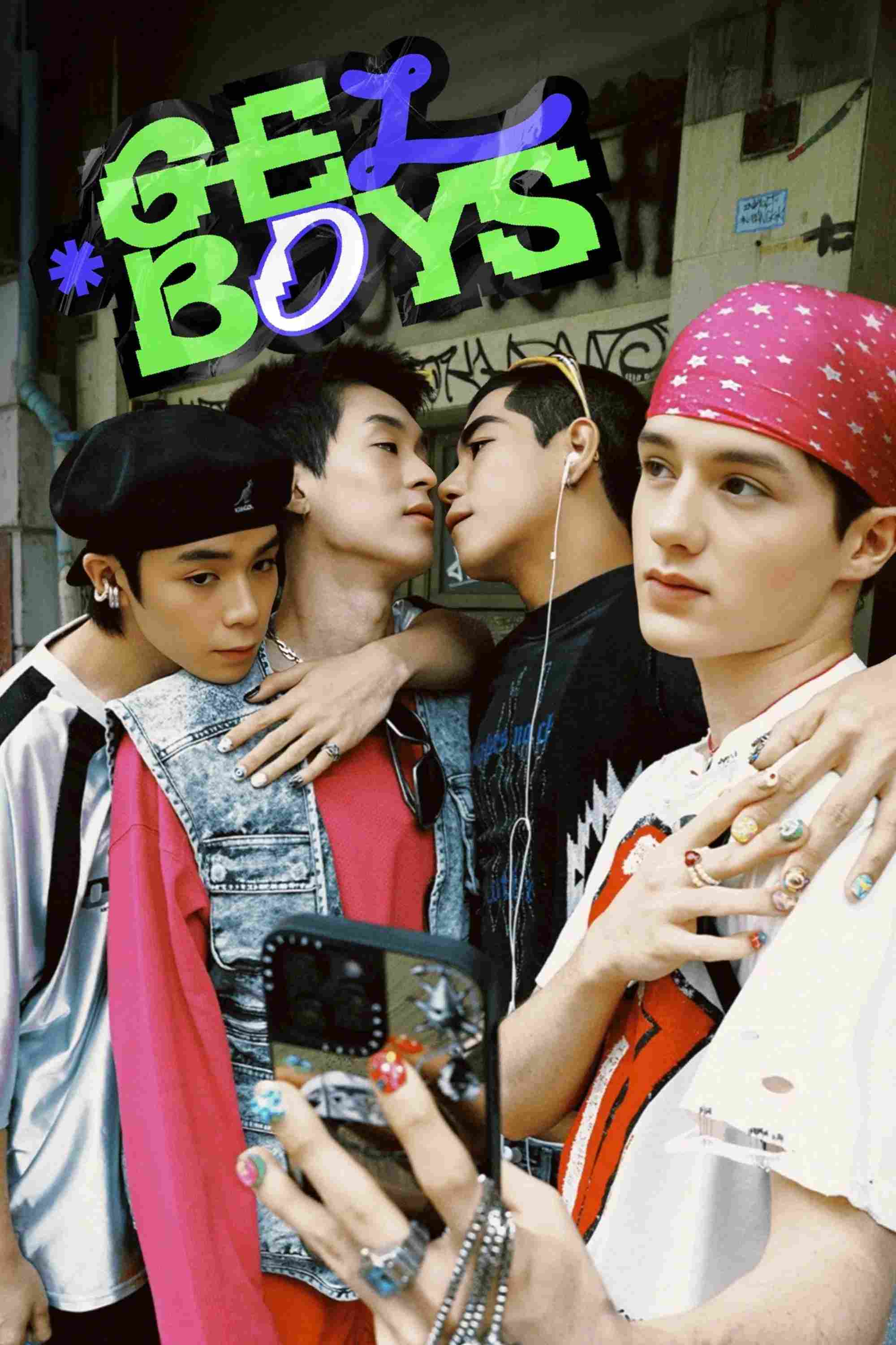 Poster chính thức của phim Phim Tâm Lý "GELBOYS" (GELBOYS - 2025), với sự tham gia của diễn viên Chayapak Tunprayoon và Monthapoom Sumonvarangkul.