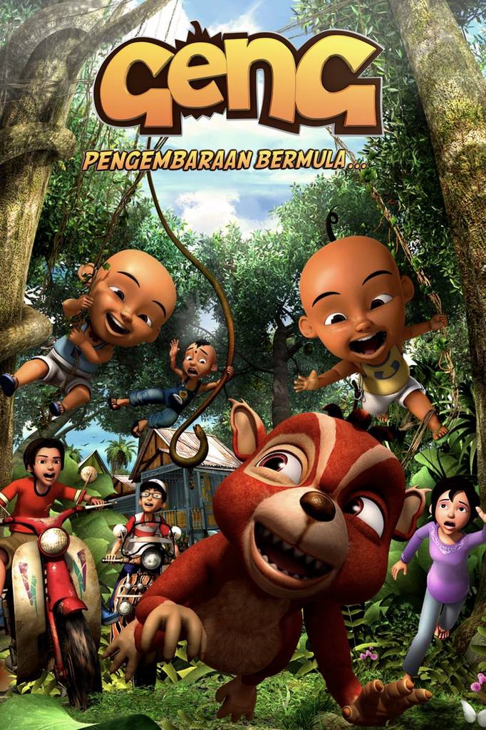 Poster chính thức của phim Phim Hoạt Hình, Phim Gia Đình "Geng: Chuyến Phiêu Lưu Bắt Đầu" (Geng: The Adventure Begins - 2009), với sự tham gia của diễn viên Nur Fathiah Diaz và Anas Abdul Aziz.