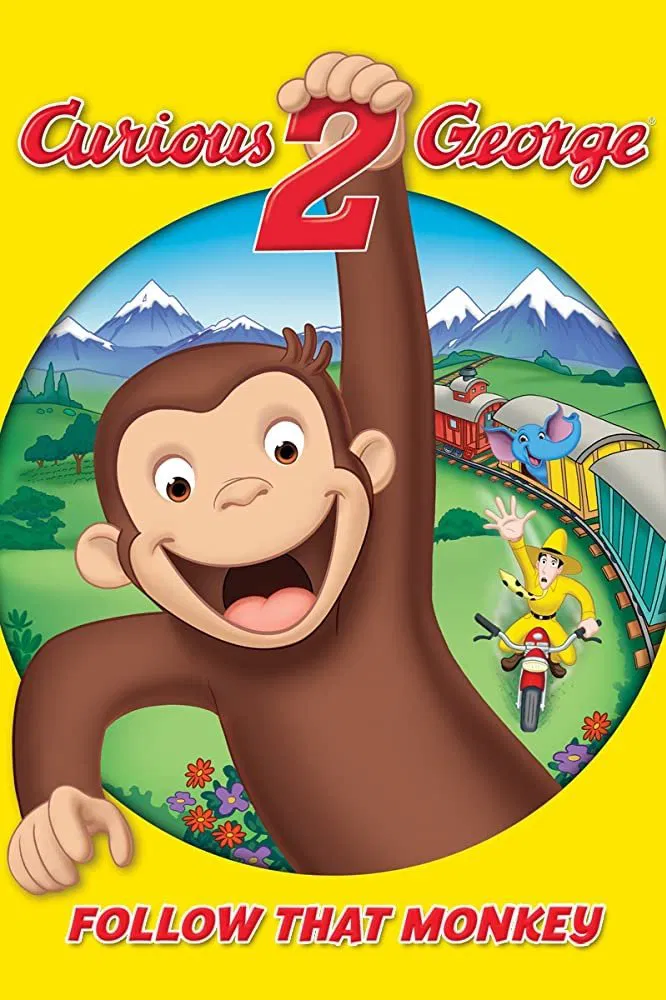 Poster chính thức của phim Phim Hoạt Hình, Phim Gia Đình "George tò mò 2: Đuổi theo chú khỉ đó!" (Curious George 2: Follow That Monkey! - 2009), với sự tham gia của diễn viên Frank Welker và Amy Hill.