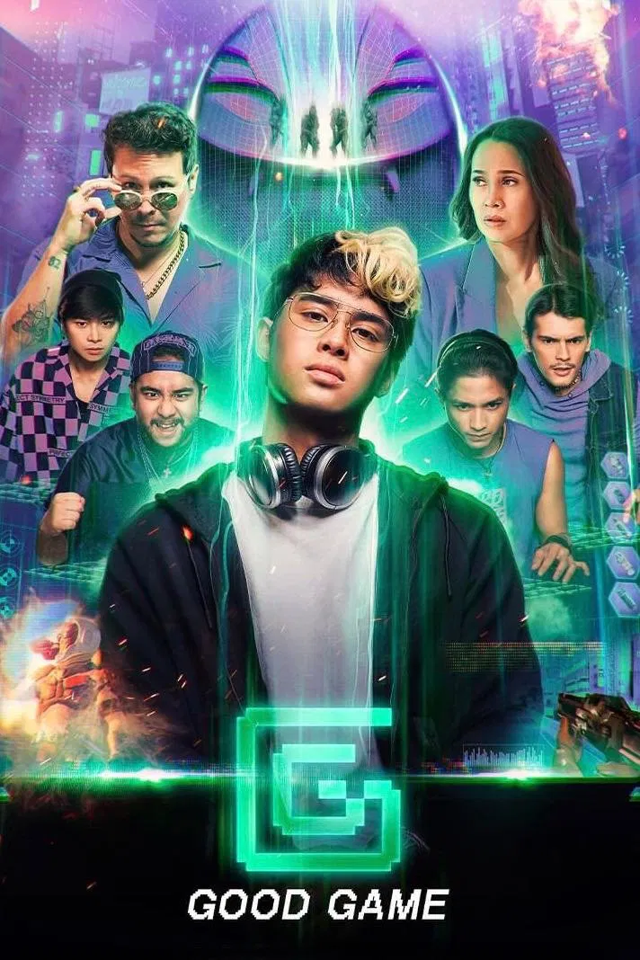 Poster chính thức của phim Phim Tâm Lý, Phim Gia Đình "GG: Good Game" (GG: Good Game - 2024), với sự tham gia của diễn viên Donny Pangilinan và Maricel Laxa.