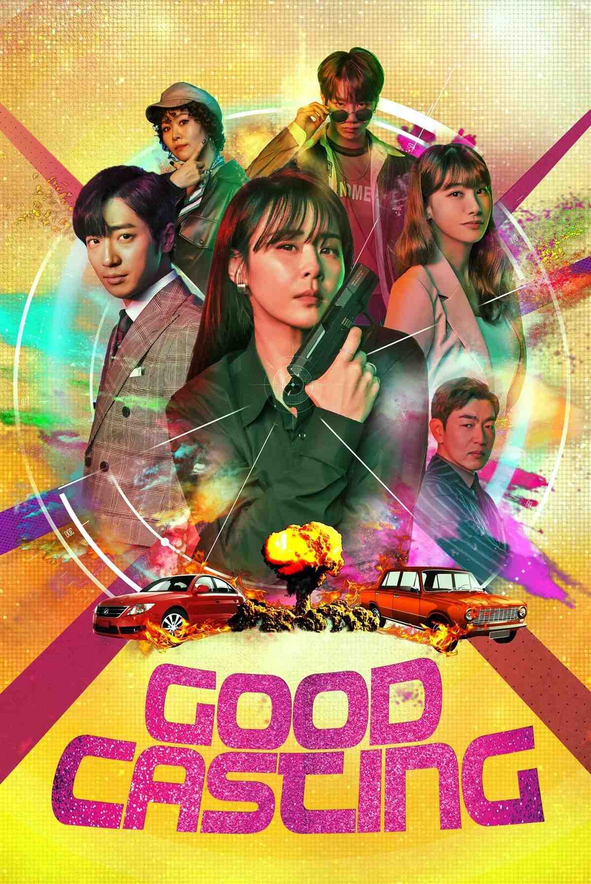 Poster chính thức của phim Phim Hài, Phim Hành Động & Phiêu Lưu "Giả Danh" (Good Casting - 2020), với sự tham gia của diễn viên Choi Kang-hee và Yoo In-young.