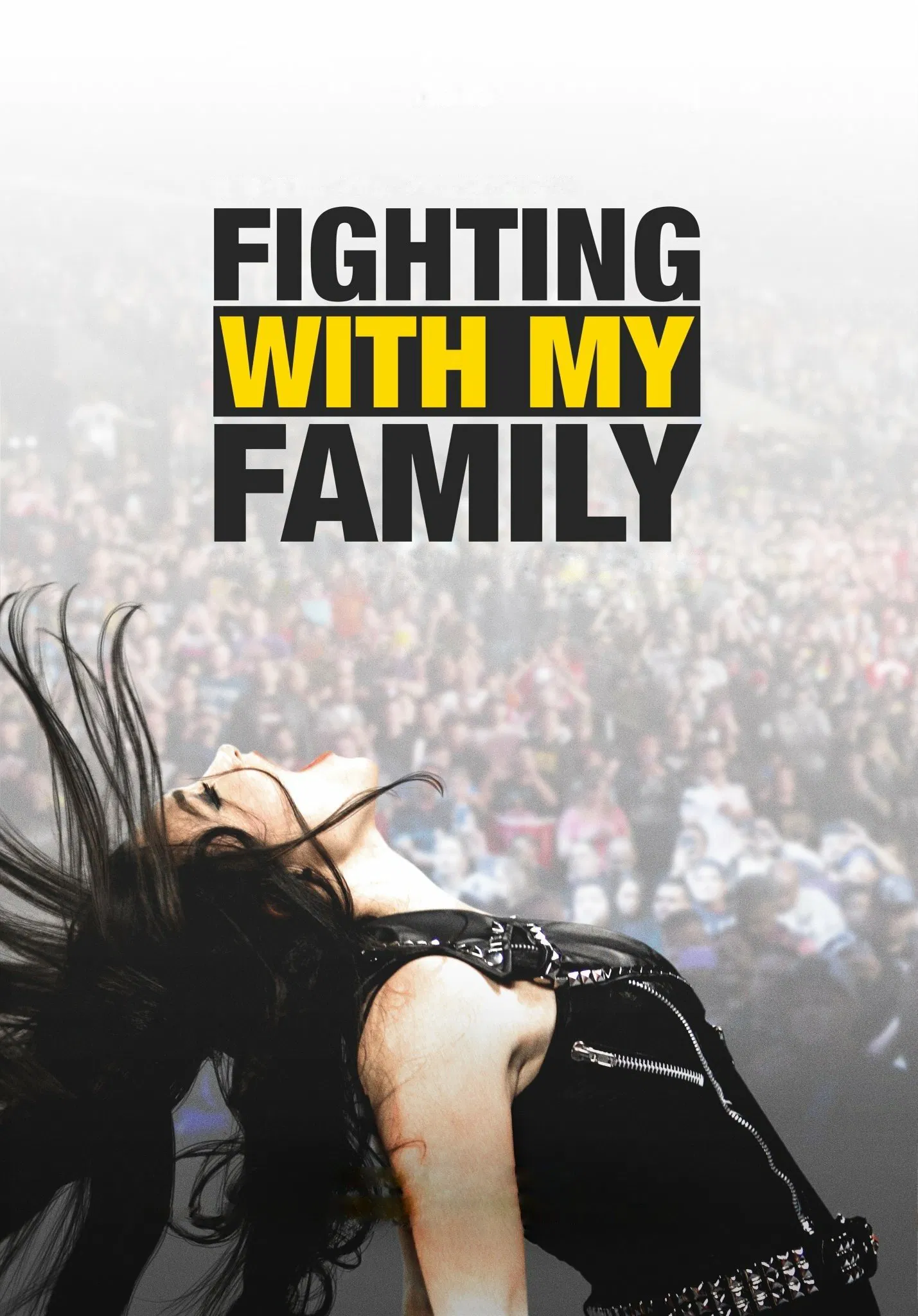 Poster chính thức của phim Phim Hài "Gia Đình Đại Chiến" (Fighting with My Family - 2019), với sự tham gia của diễn viên Florence Pugh và Lena Headey.