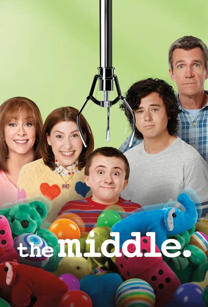 Poster chính thức của phim Phim Hài "Gia đình Heck (Phần 3)" (The Middle - 2009), với sự tham gia của diễn viên Patricia Heaton và Neil Flynn.
