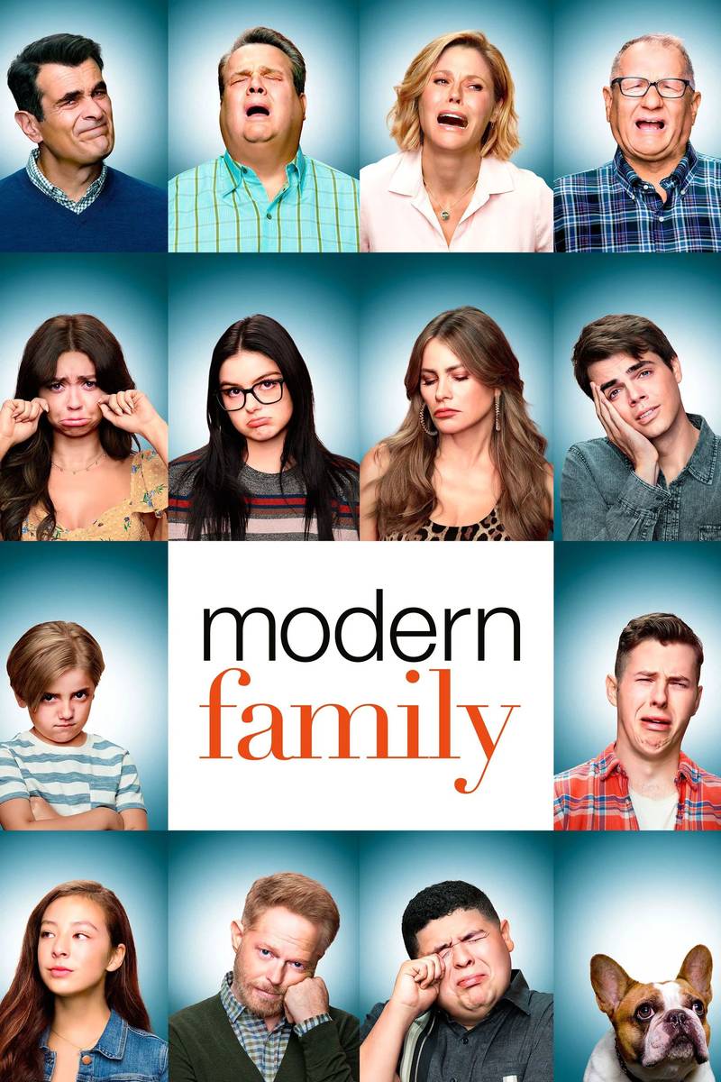 Poster chính thức của phim Phim Hài "Gia Đình Hiện Đại (Phần 1)" (Modern Family - 2009), với sự tham gia của diễn viên Ed O'Neill và Sofía Vergara.