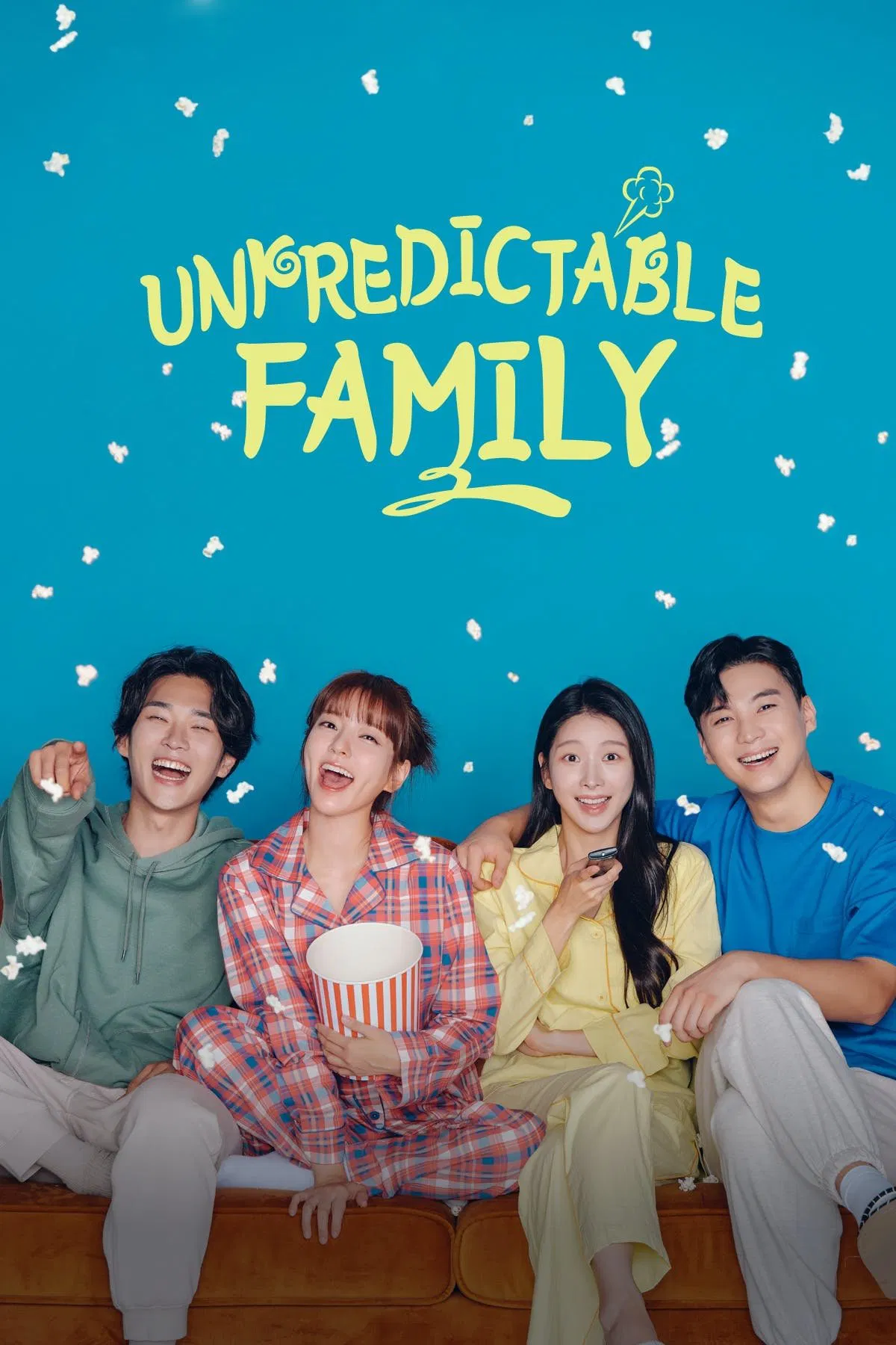 Poster chính thức của phim Phim Gia Đình, Phim Hài "Gia Đình Khó Đoán" (Unpredictable Family - 2023), với sự tham gia của diễn viên Nam Sang-ji và Lee Do-gyeom.