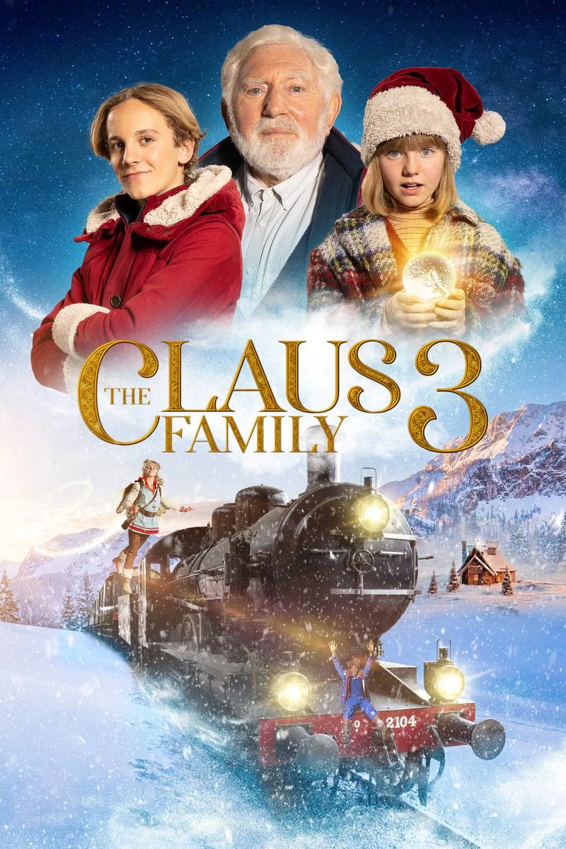 Poster chính thức của phim Phim Gia Đình, Phim Hài "Gia đình nhà Claus 3" (The Claus Family 3 - 2022), với sự tham gia của diễn viên Jan Decleir và Kürt Rogiers.