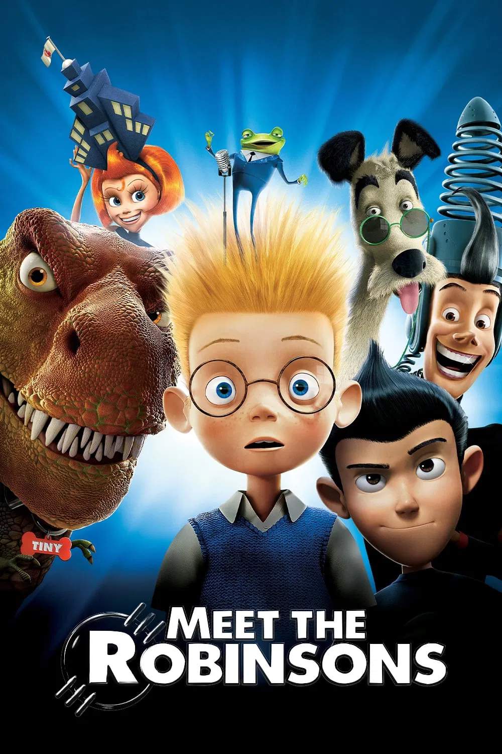 Poster chính thức của phim Phim Hoạt Hình, Phim Hài "Gia Đình Robinsons" (Meet the Robinsons - 2007), với sự tham gia của diễn viên Jordan Fry và Wesley Singerman.