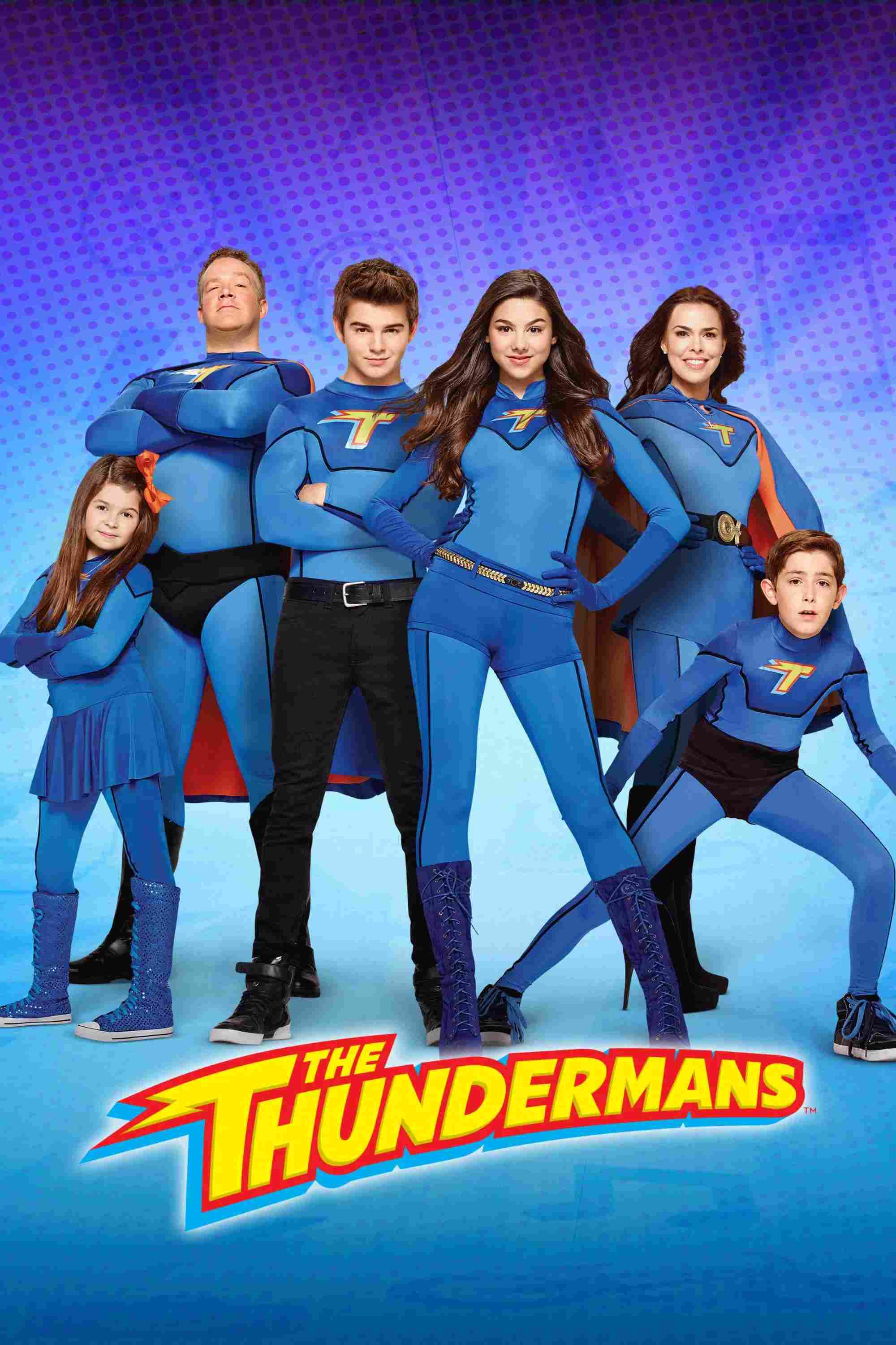 Poster chính thức của phim Phim Hành Động & Phiêu Lưu, Phim Hài "Gia Đình Thunderman (Phần 2)" (The Thundermans - 2013), với sự tham gia của diễn viên Kira Kosarin và Jack Griffo.