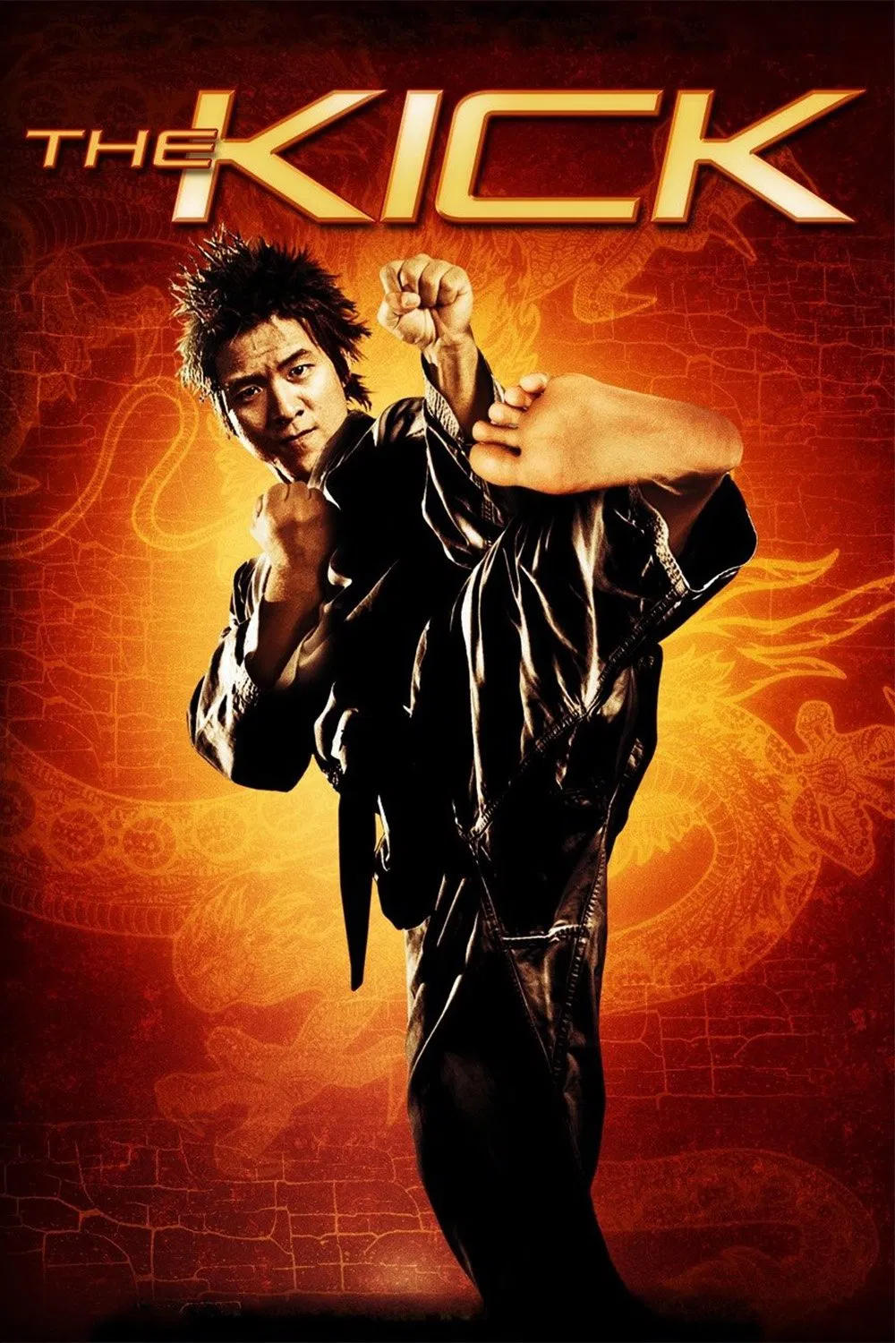 Poster chính thức của phim Phim Hài, Phim Hành Động "Gia Đình Võ Thuật" (The Kick - 2011), với sự tham gia của diễn viên Cho Jae-hyun và Ye Ji-won.