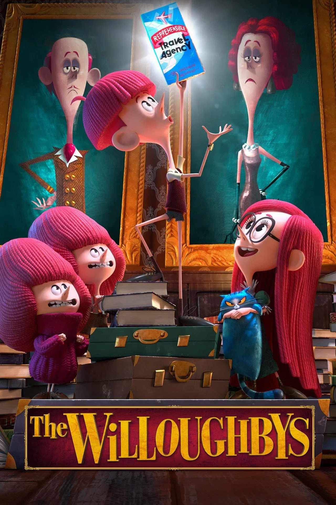 Poster chính thức của phim Phim Hoạt Hình, Phim Hài "Gia Đình Willoughby" (The Willoughbys - 2020), với sự tham gia của diễn viên Will Forte và Maya Rudolph.