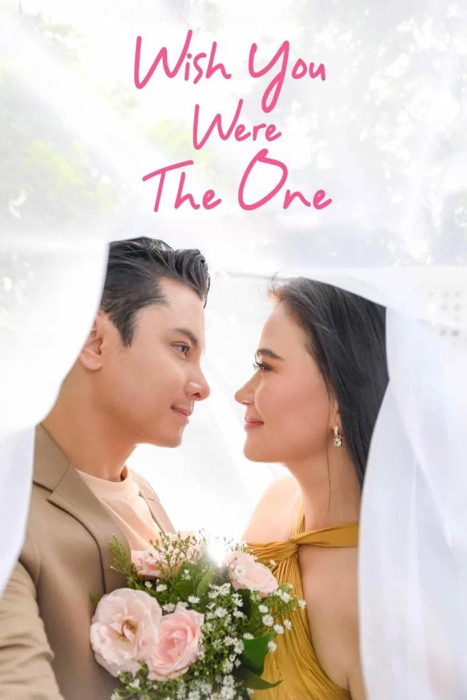 Poster chính thức của phim Phim Tâm Lý "Giá Như Là Người Ấy" (Wish You Were The One - 2023), với sự tham gia của diễn viên Bela Padilla và JC Santos.