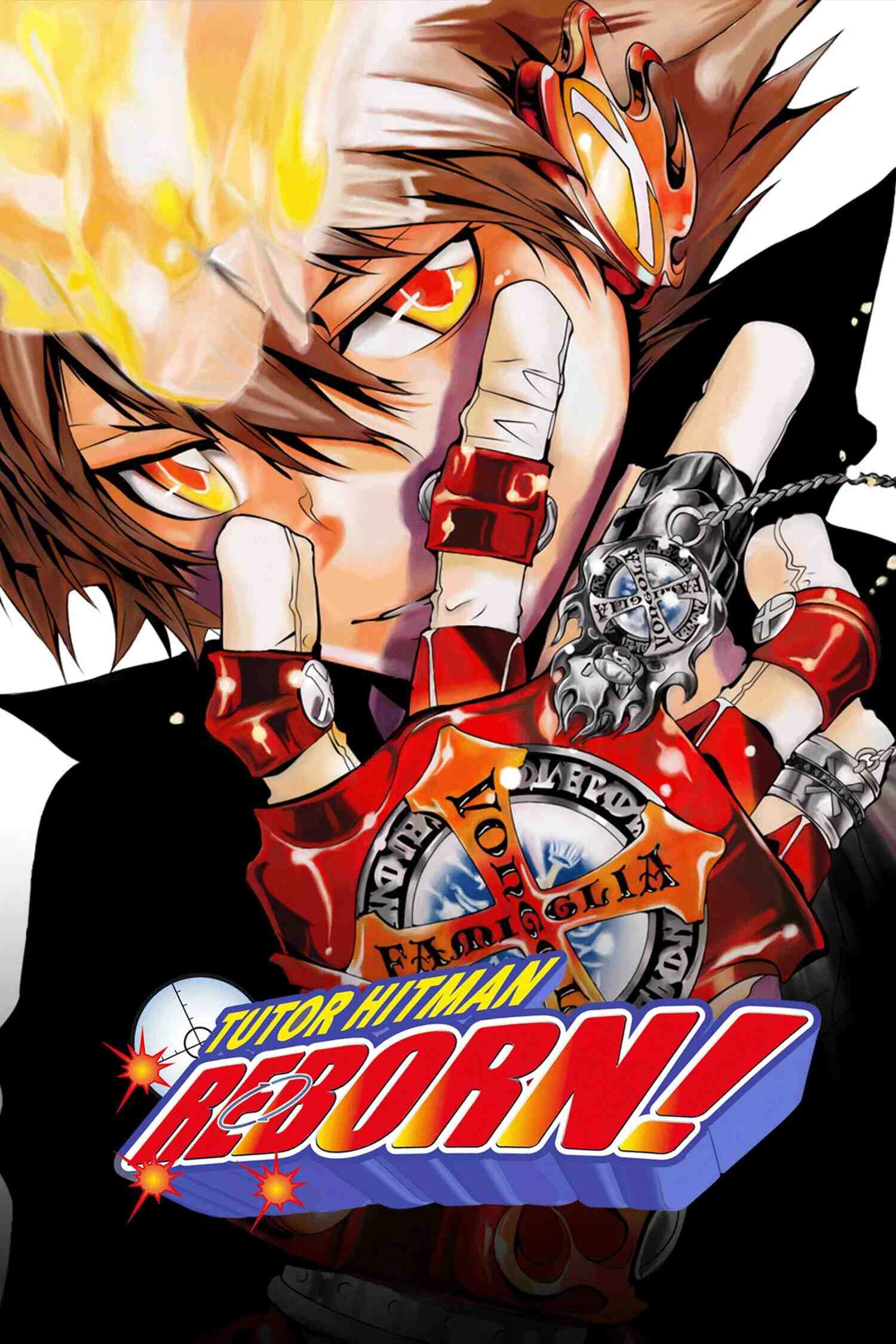 Poster chính thức của phim Phim Hoạt Hình, Phim Hài "Gia sư HITMAN REBORN! Chuyến du lịch rèn luyện kiểu Giotto đến rồi!" (REBORN! - 2006), với sự tham gia của diễn viên Yukari Kokubun và NEEKO.