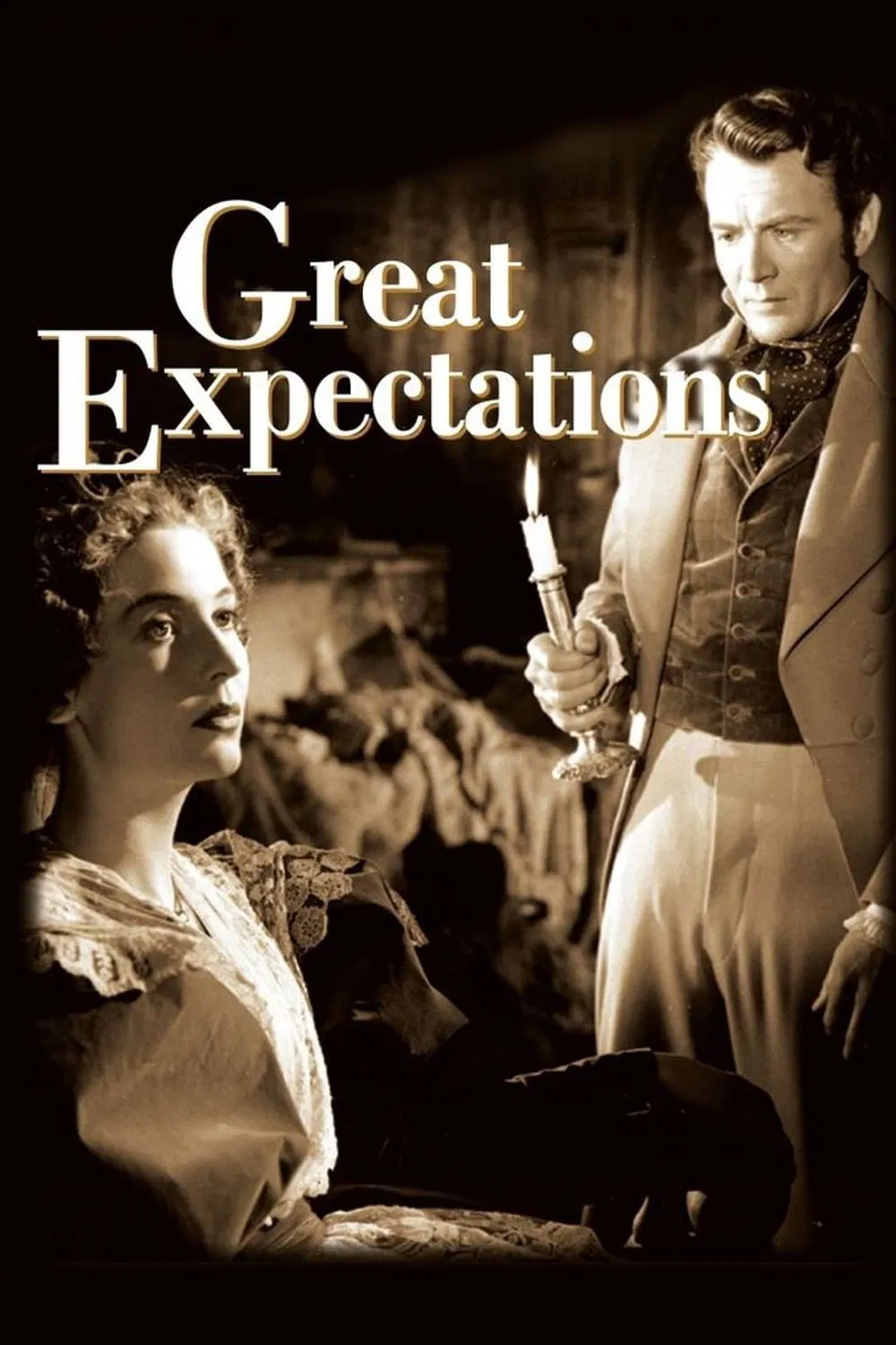 Poster chính thức của phim Phim Tâm Lý, Phim Tình Cảm "Gia Tài Vĩ Đại" (Great Expectations - 1946), với sự tham gia của diễn viên John Mills và Valerie Hobson.