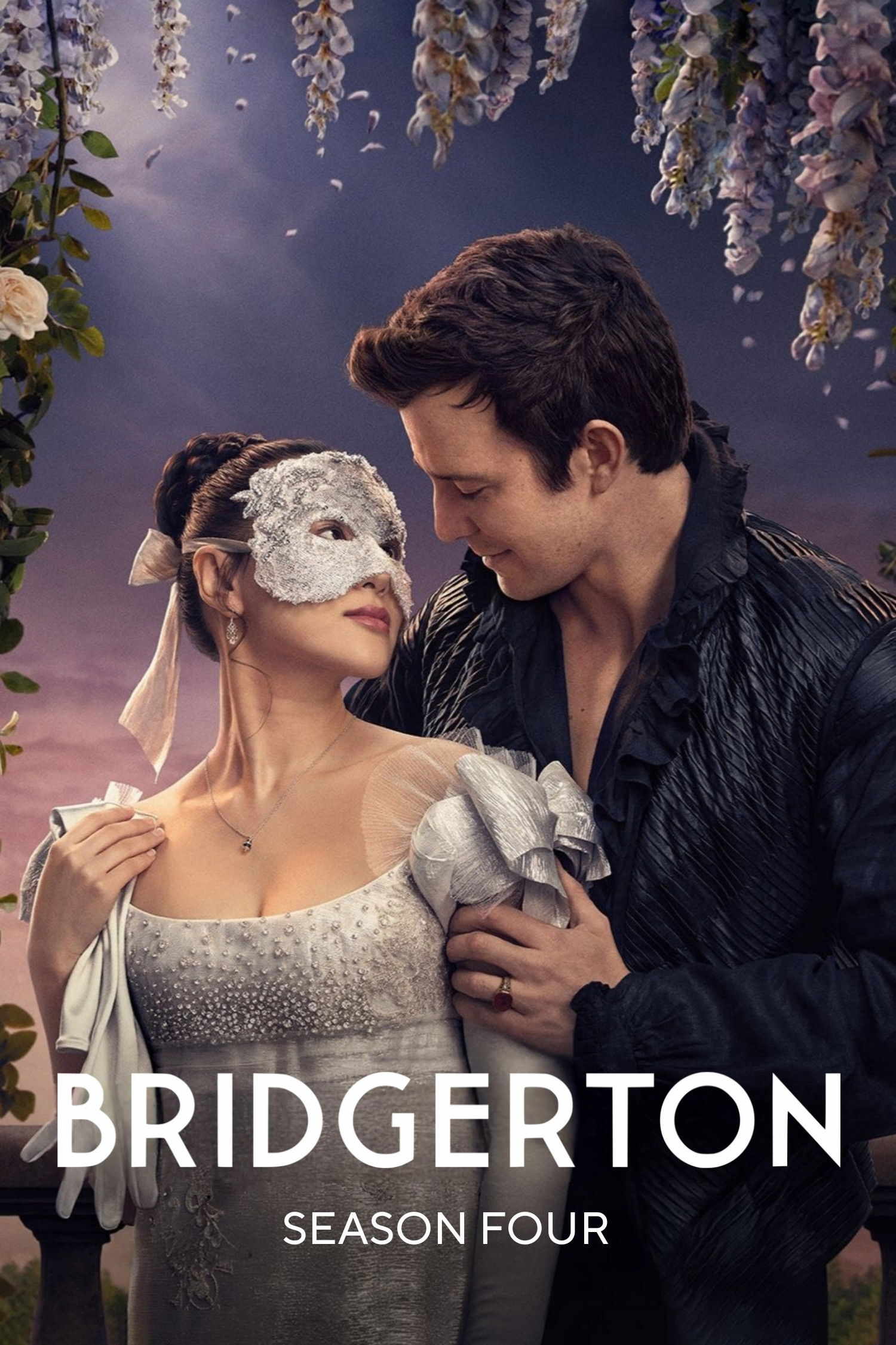 Poster chính thức của phim Phim Tâm Lý "Gia Tộc Bridgerton (Phần 4)" (Bridgerton - 2020), với sự tham gia của diễn viên Luke Thompson và Yerin Ha.