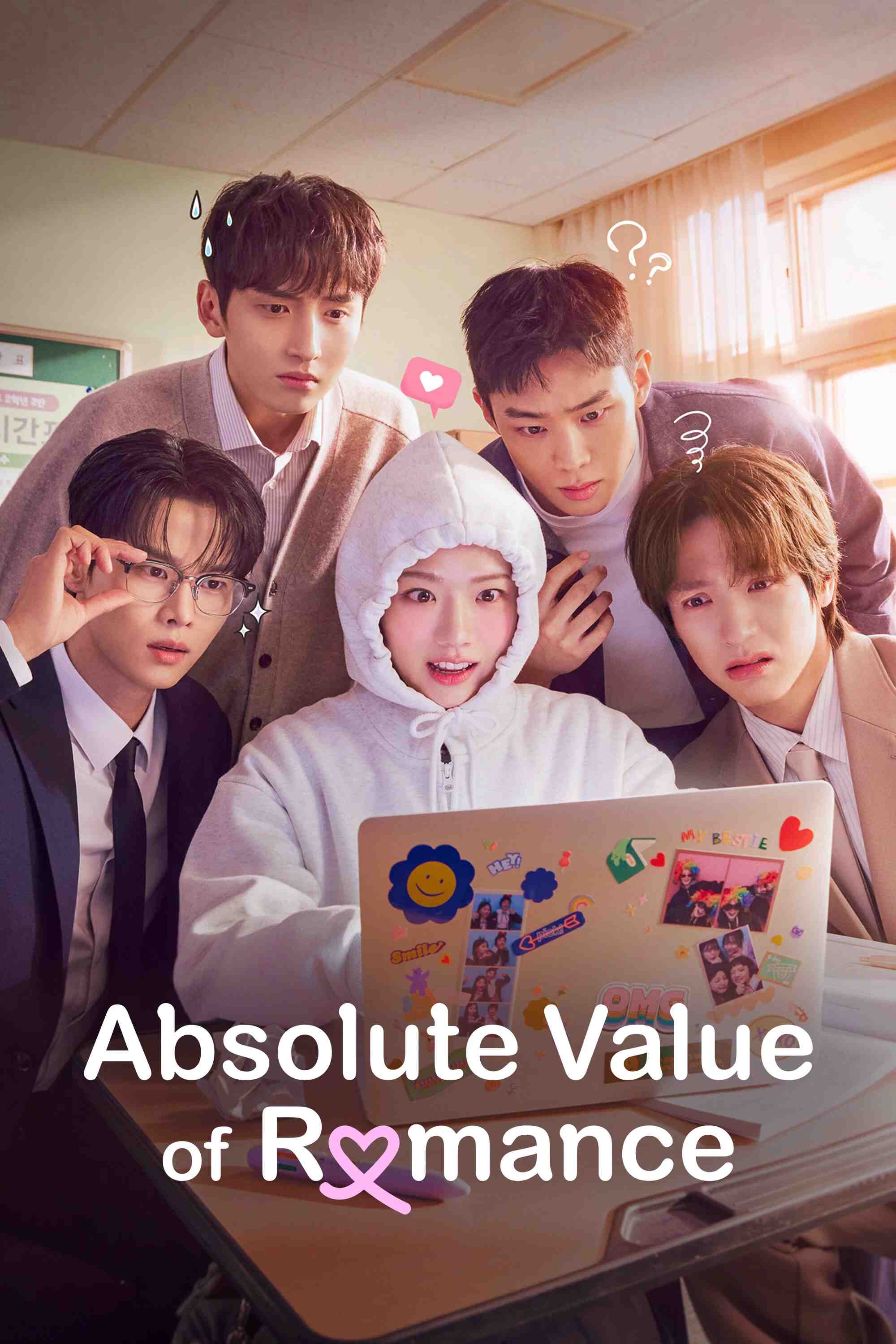 Poster chính thức của phim Phim Tâm Lý, Phim Hài "Giá Trị Tuyệt Đối Của Lãng Mạn" (Absolute Value of Romance - 2026), với sự tham gia của diễn viên Kim Hyang-gi và Cha Hak-yeon.