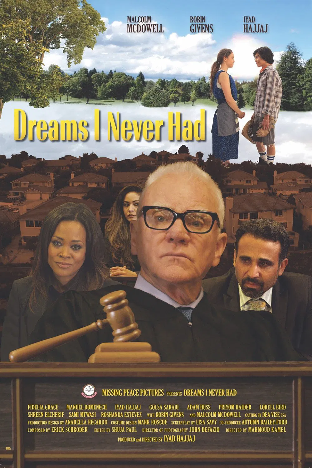 Poster chính thức của phim Phim Tâm Lý "Giấc Mơ Bị Tước Đoạt" (Dreams I Never Had - 2018), với sự tham gia của diễn viên Malcolm McDowell và Robin Givens.