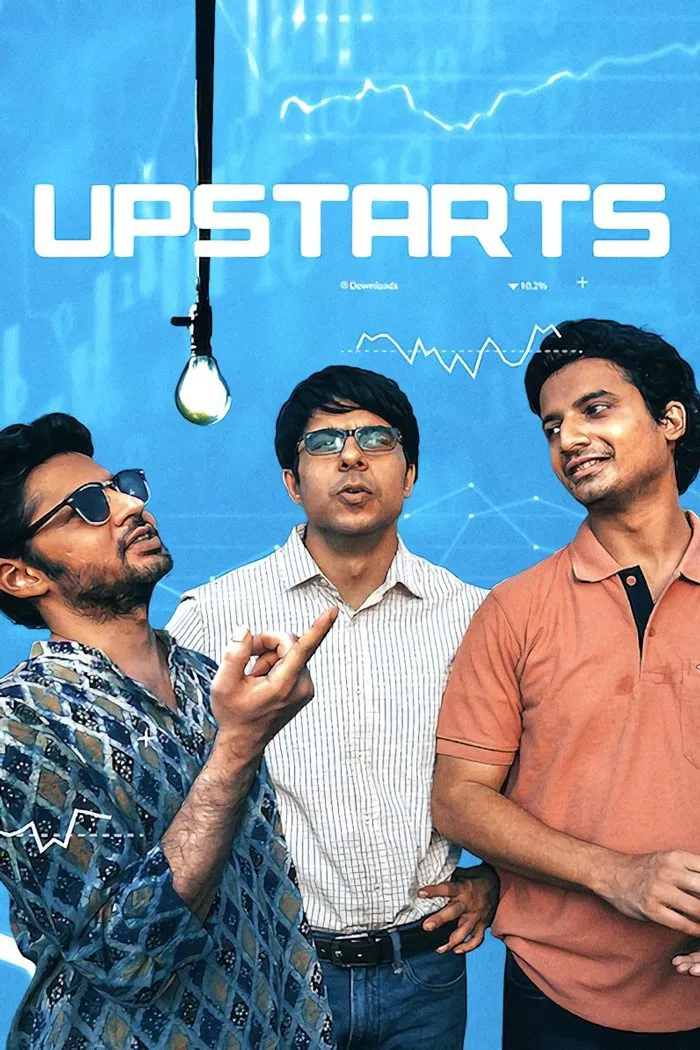 Poster chính thức của phim Phim Hài, Phim Tâm Lý "Giấc Mơ Khởi Nghiệp" (Upstarts - 2019), với sự tham gia của diễn viên Priyanshu Painyuli và Shadab Kamal.