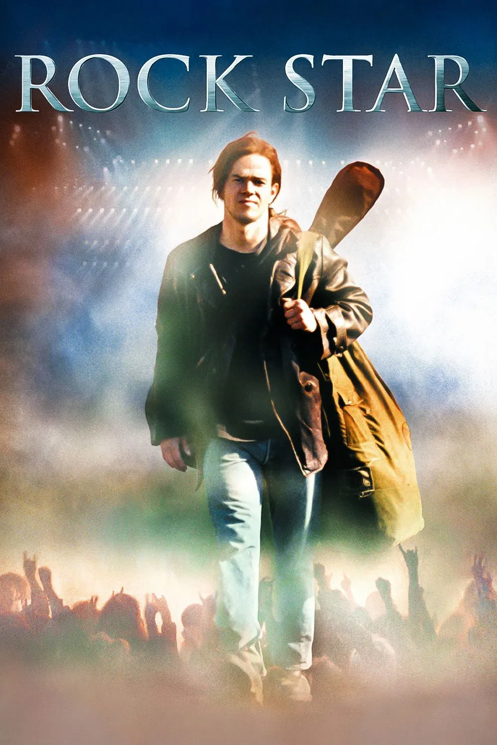 Poster chính thức của phim Phim Ca Nhạc, Phim Tâm Lý "Giấc Mộng Ngôi Sao" (Rock Star - 2001), với sự tham gia của diễn viên Mark Wahlberg và Jennifer Aniston.