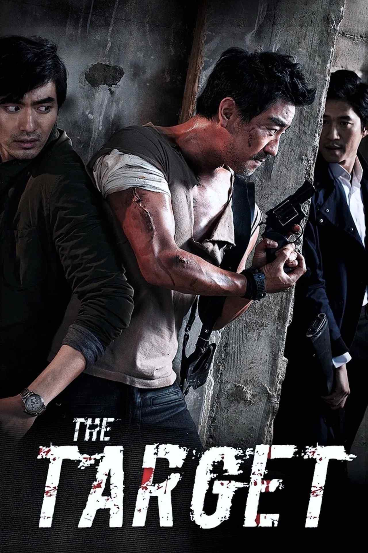 Poster chính thức của phim Phim Giật Gân, Phim Hành Động "Giải Cứu Con Tin" (The Target - 2014), với sự tham gia của diễn viên Ryu Seung-ryong và Lee Jin-uk.